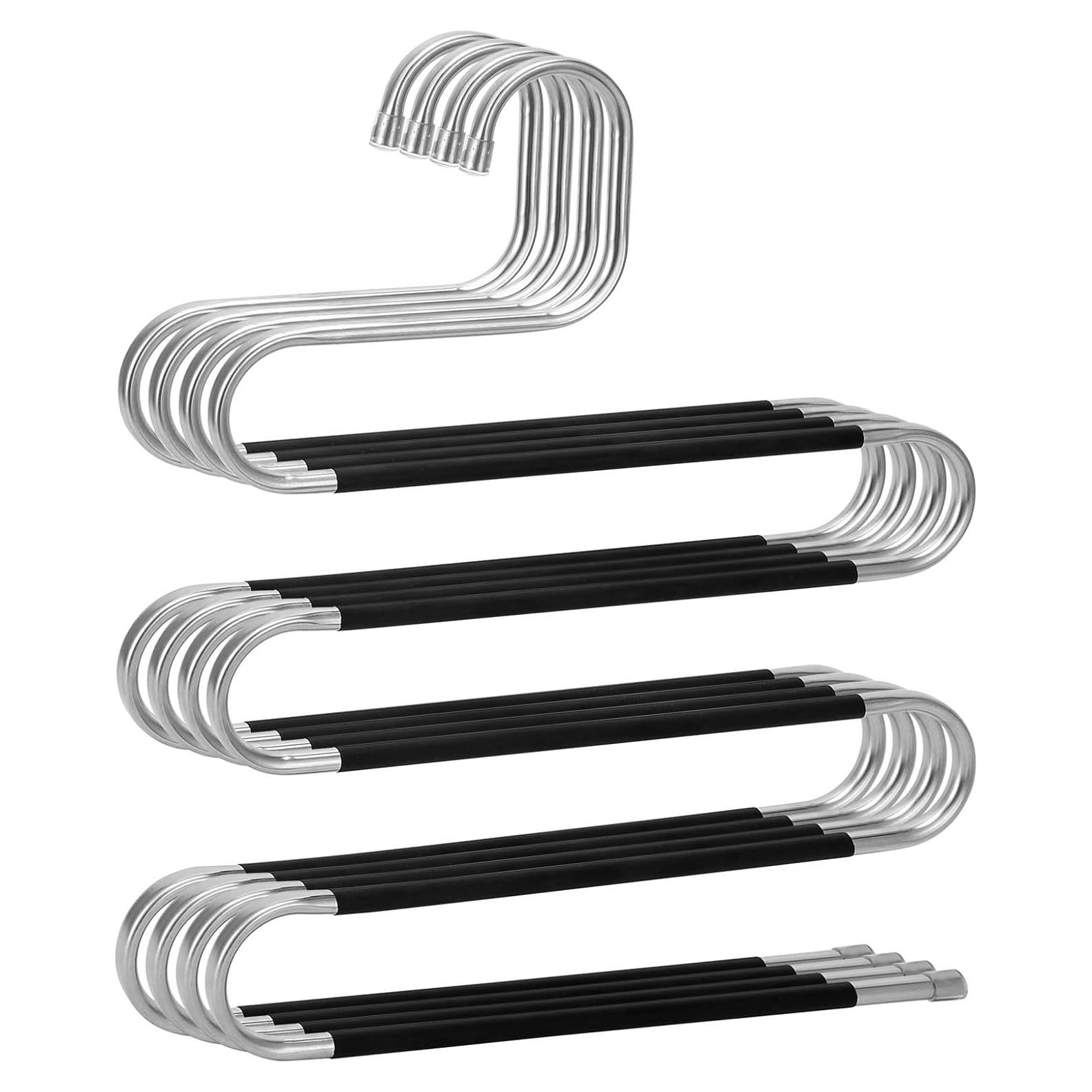 Perchas Antideslizantes LMOMSS para Pantalones - Paquete de 4