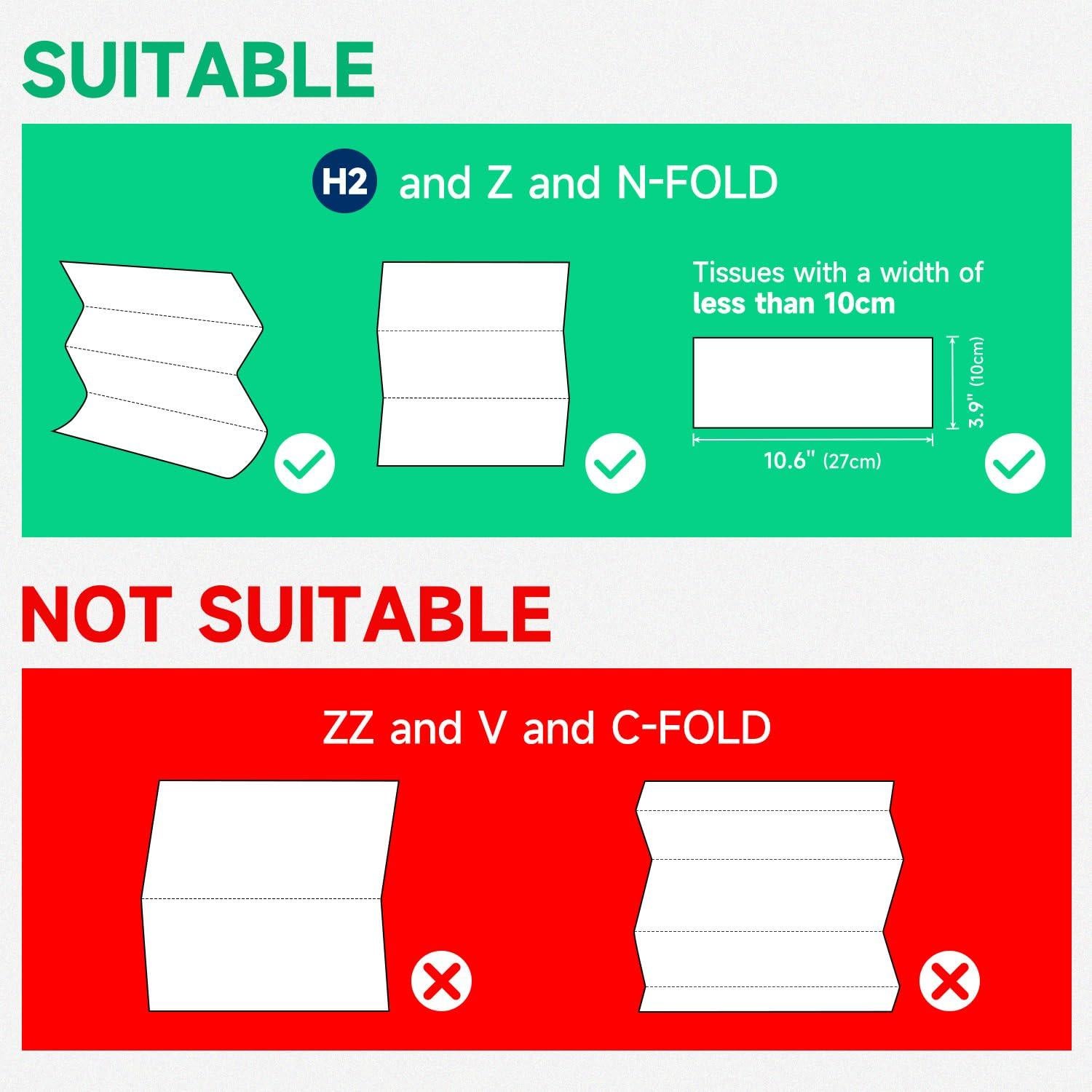 Dispensador de Toallas de Papel AIKE AK5180 Acero Inoxidable 250 Hojas