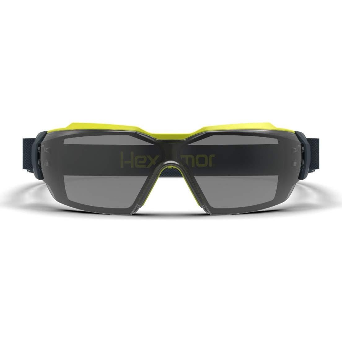 Gafas de seguridad HexArmor MX350 gris con cinta antiempañante