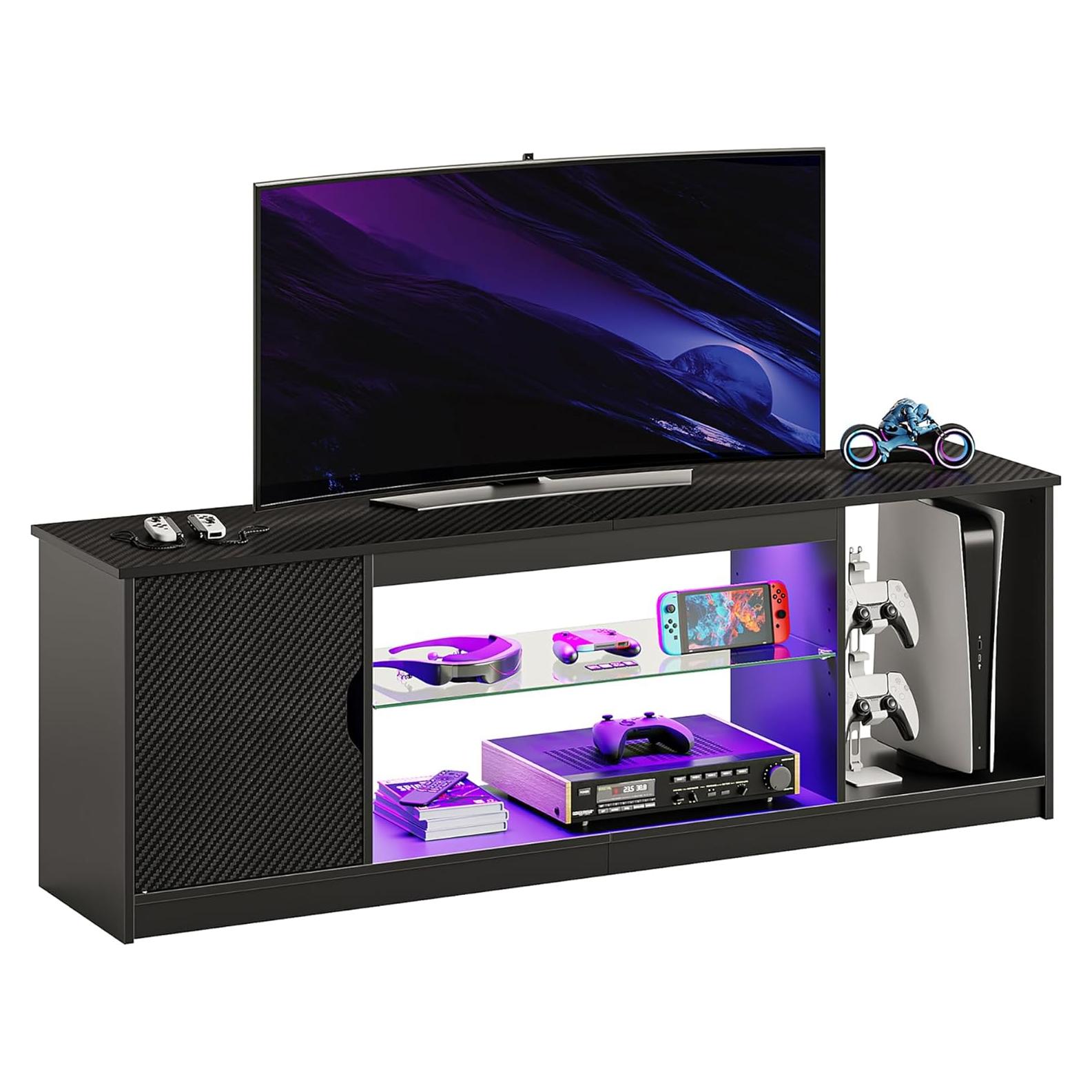 Centro de Entretenimiento Bestier 57" para PS5, Negro