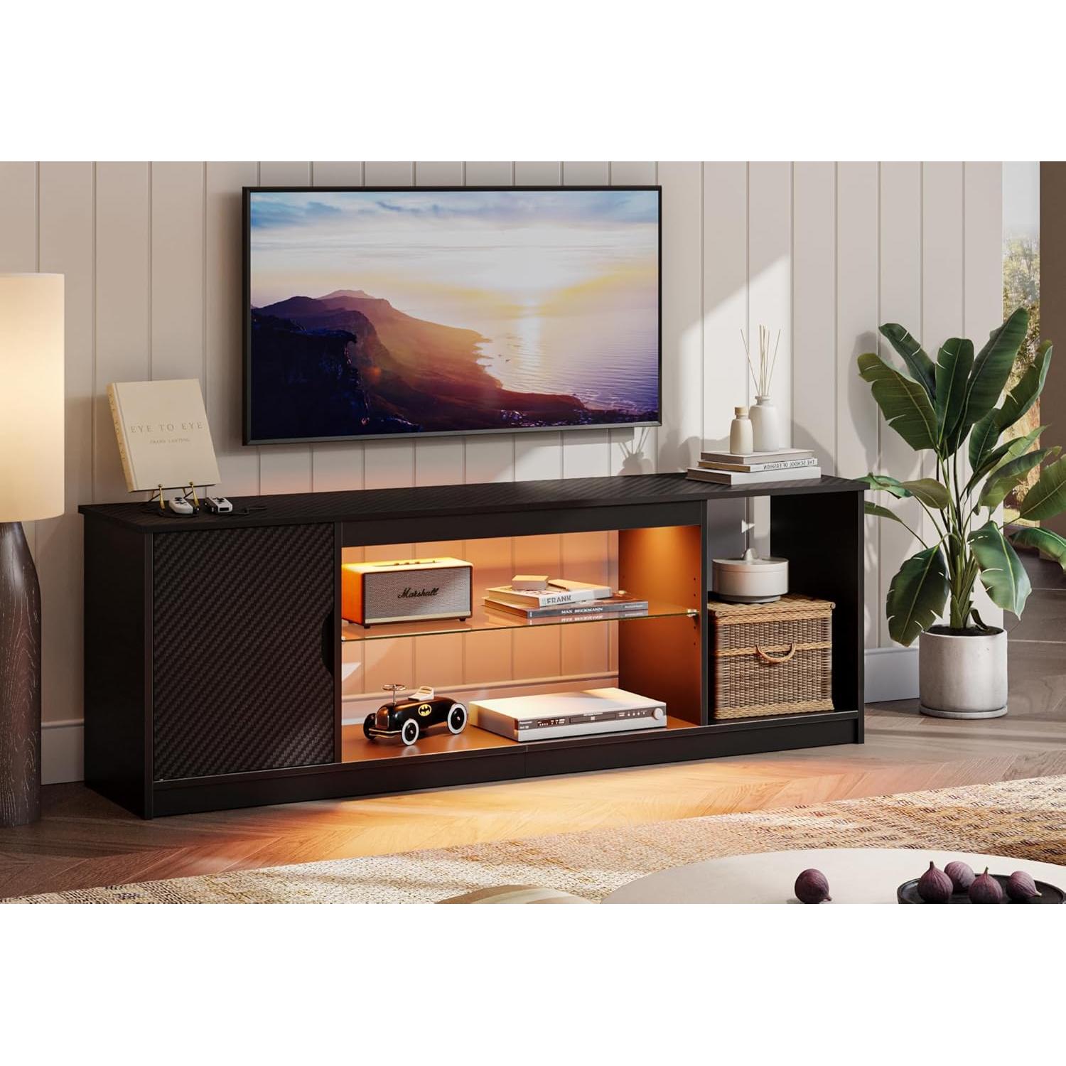 Centro de Entretenimiento Bestier 57" para PS5, Negro