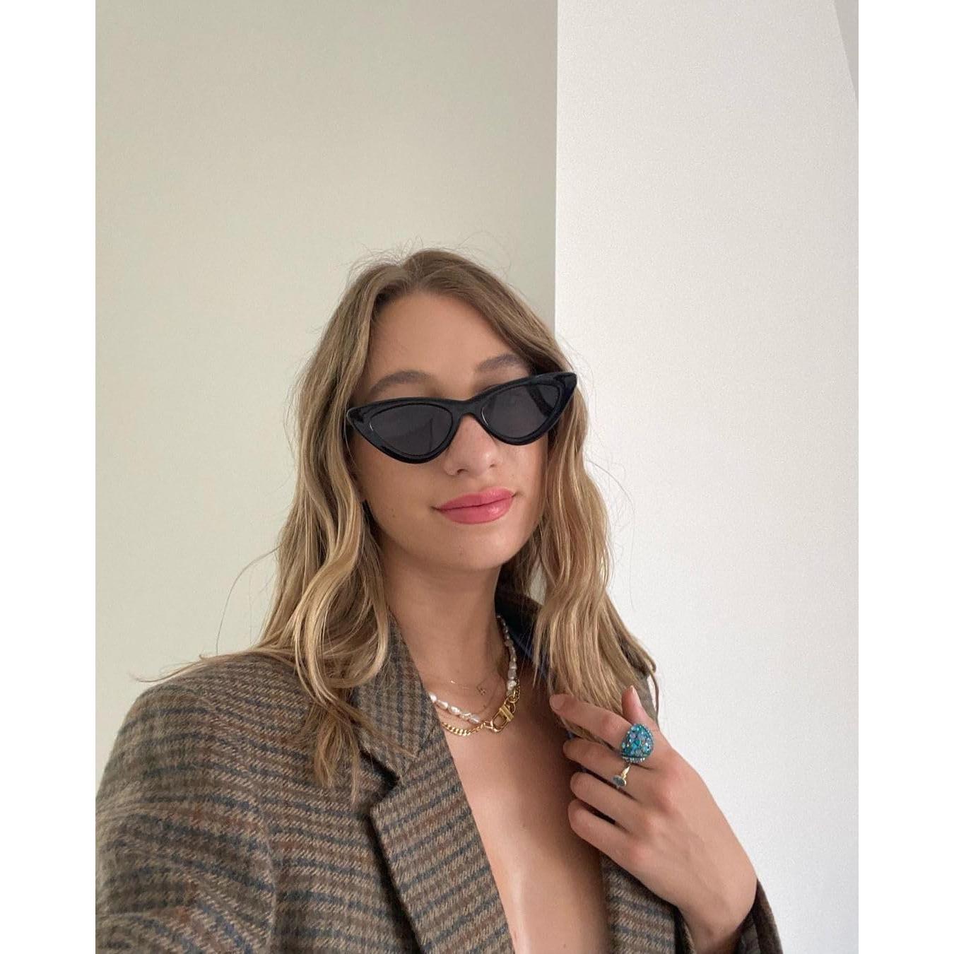 Gafas de Sol Retro Cateye GIFIORE UV400 para Mujeres