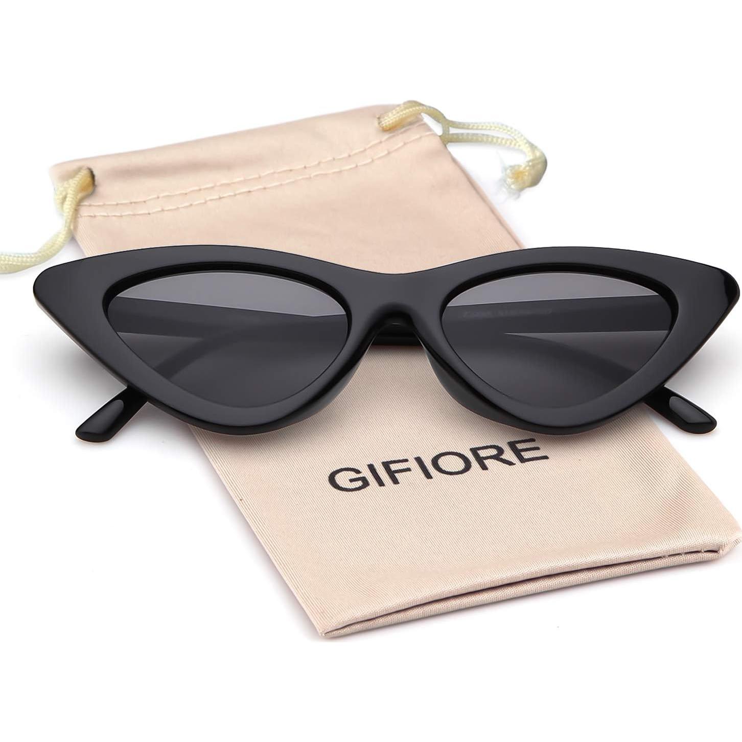 Gafas de Sol Retro Cateye GIFIORE UV400 para Mujeres
