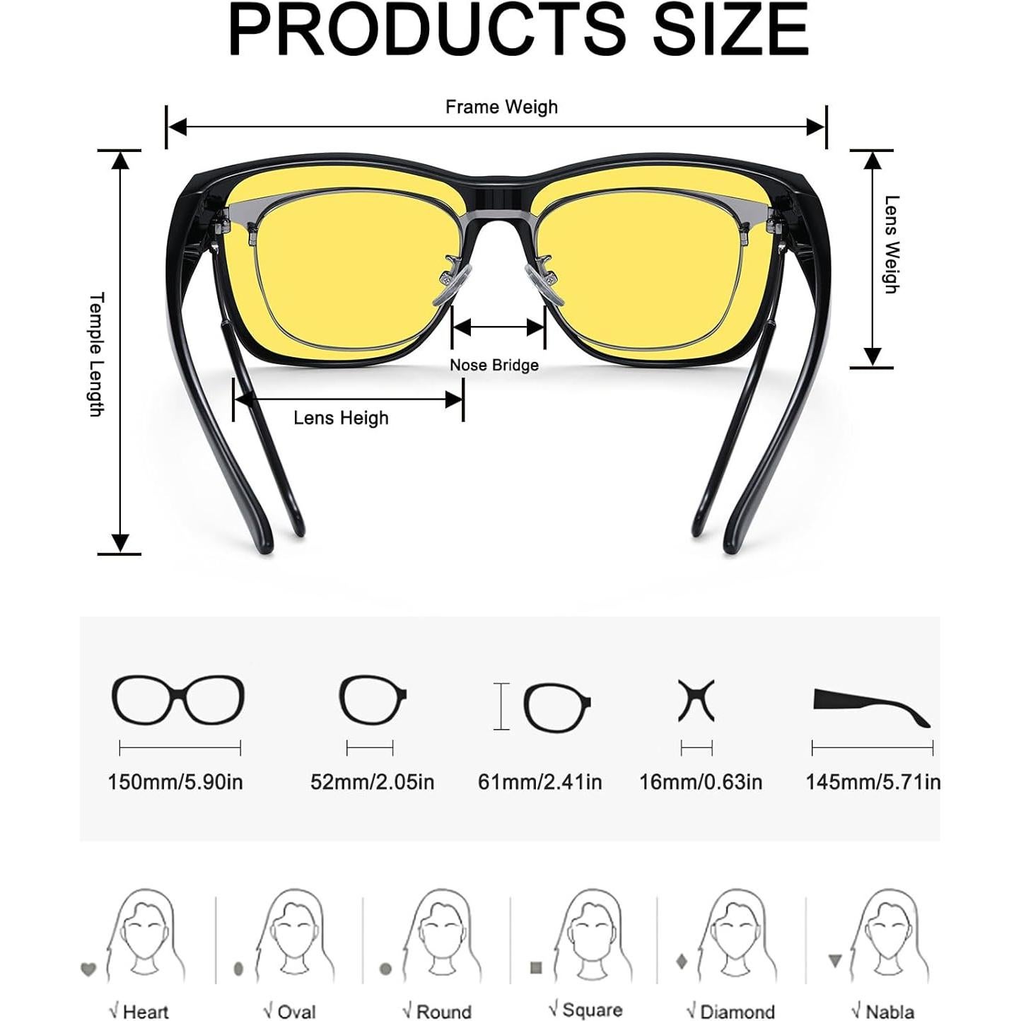 Gafas de Sol Polarizadas Wzerry para Conducir - Unisex