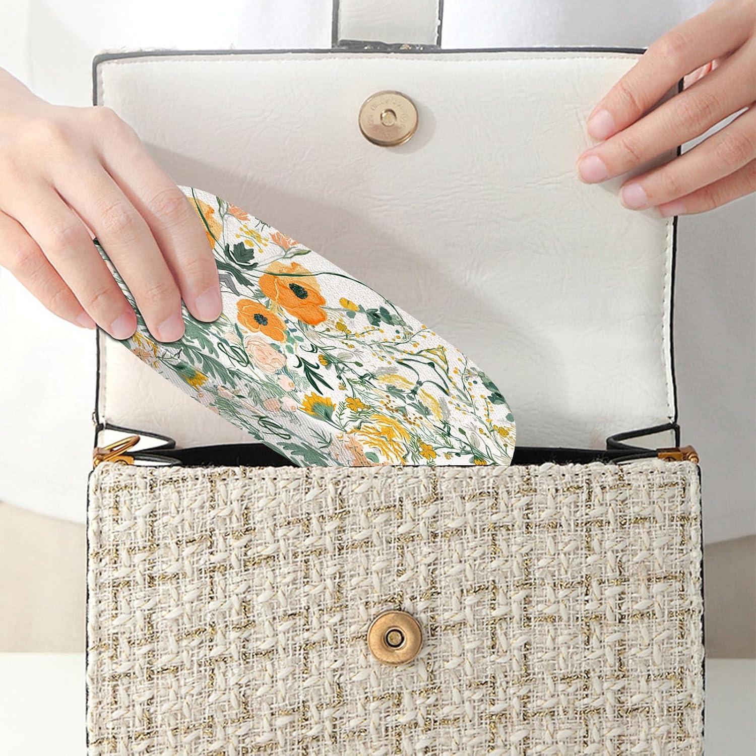 Estuche Duro para Gafas con Paño de Limpieza - Naranja