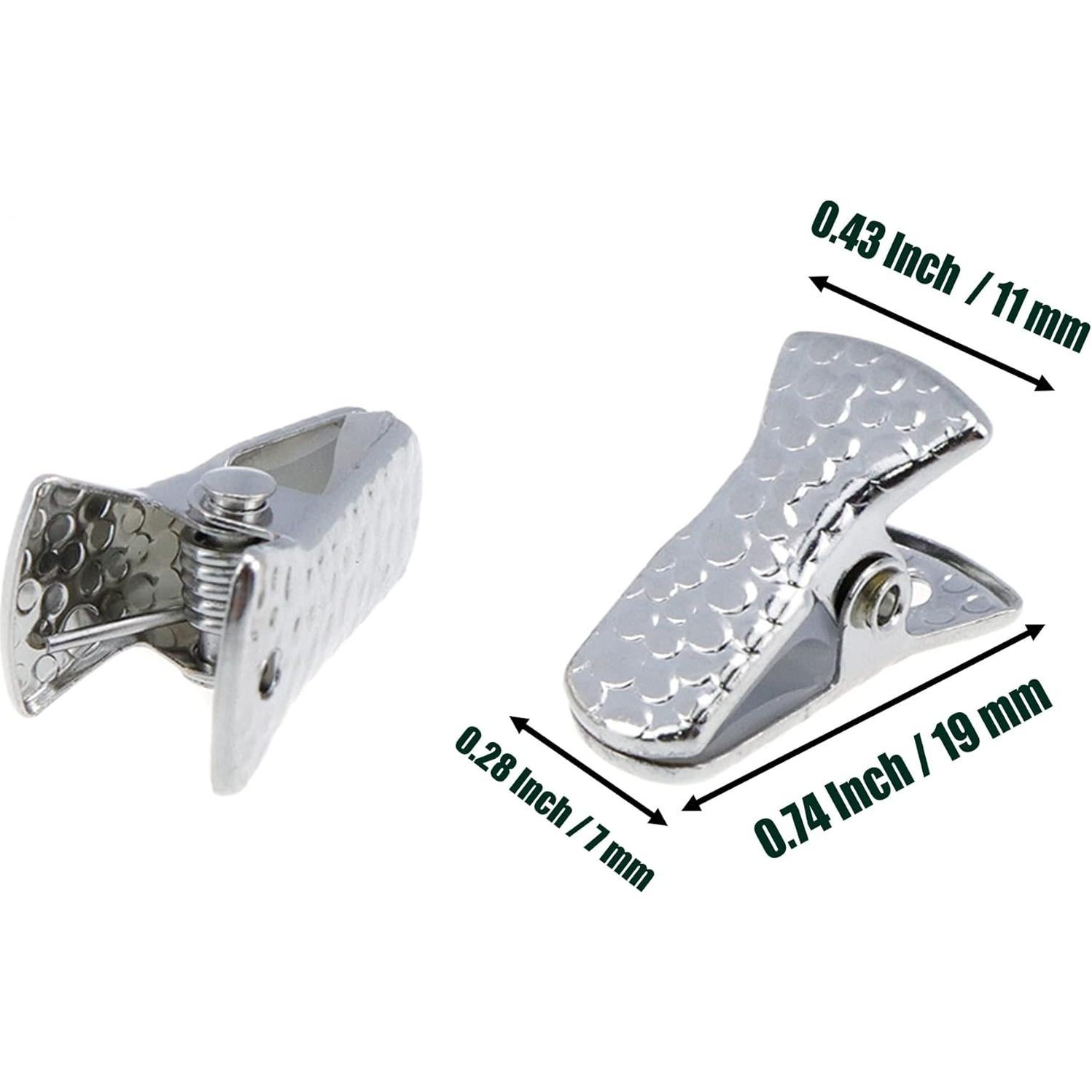 Clips de Cadena de Joyería Chinflly 20 PCS Plata