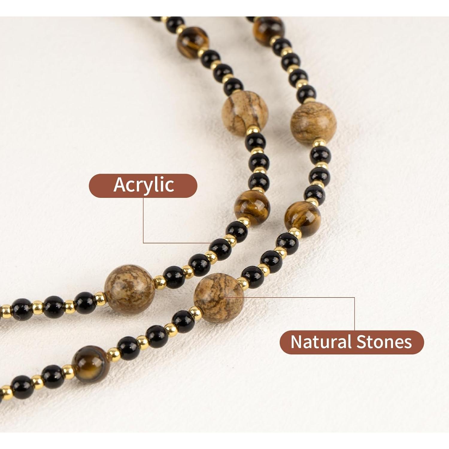 Cadena de Cuentas BILIONE para Gafas Unisex 75 cm