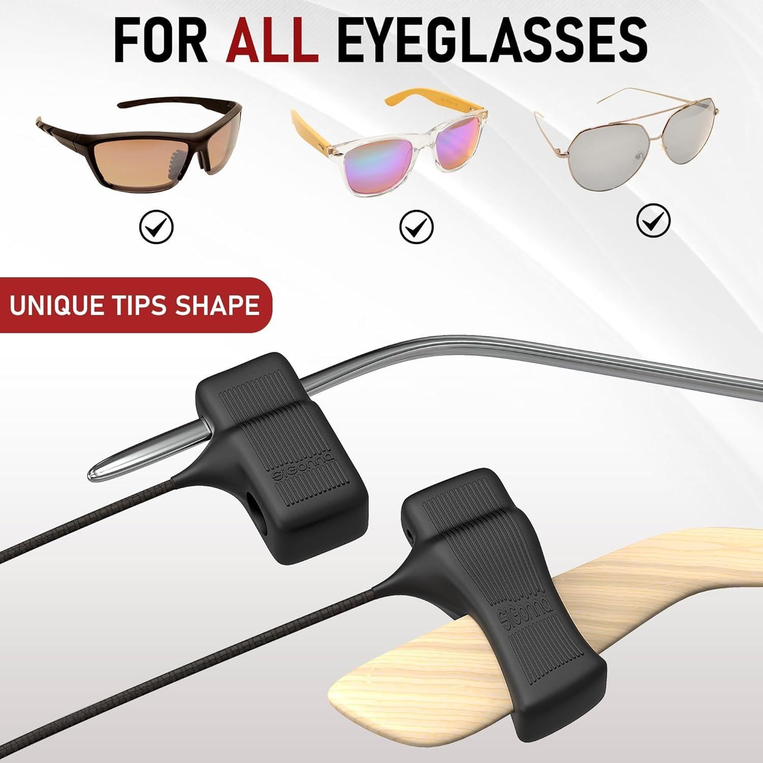 Soporte de Cuerda para Gafas SIGONNA - Correa Ajustable 45,72 cm