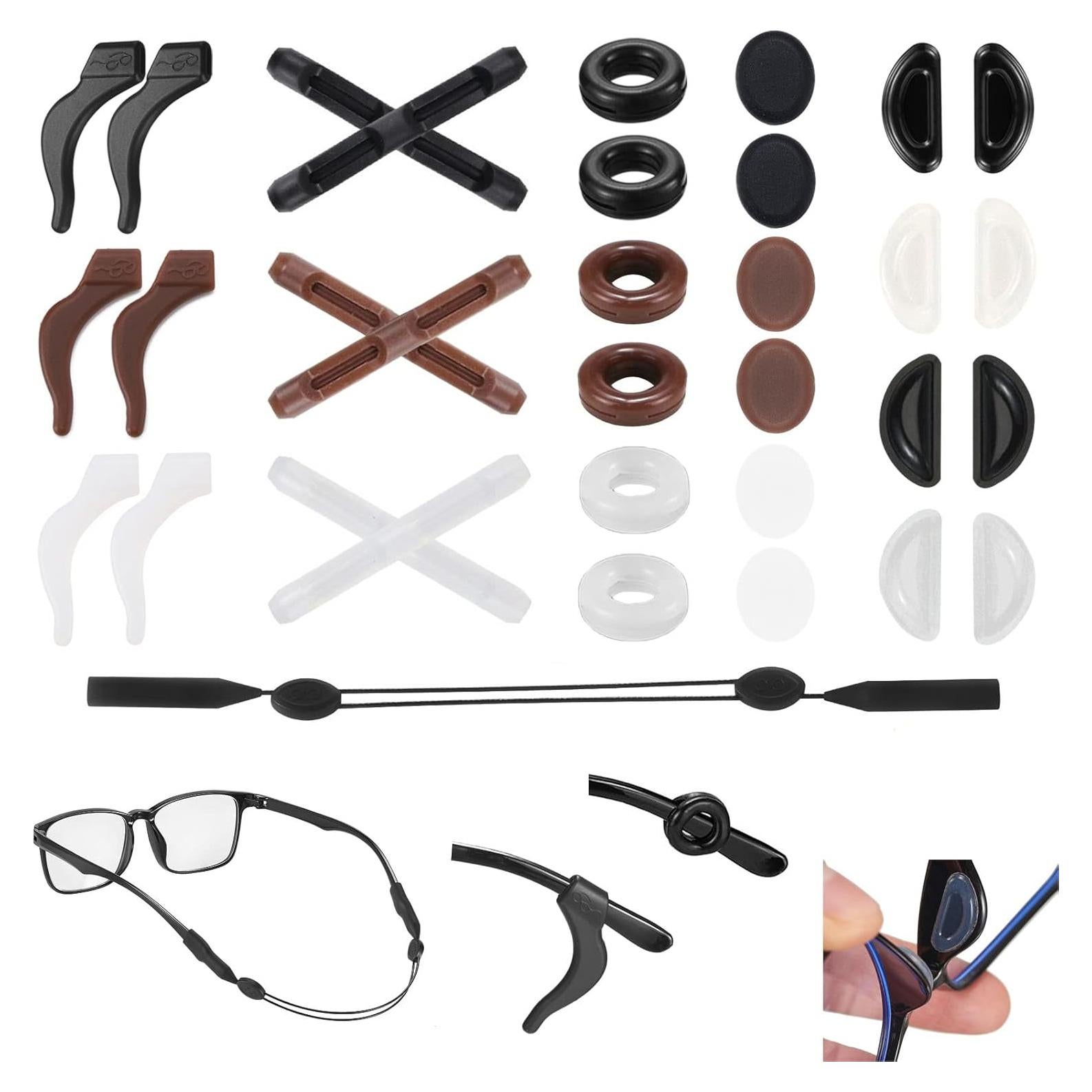 33PCS Sujetadores de Gafas Silicona Antideslizante Elástico