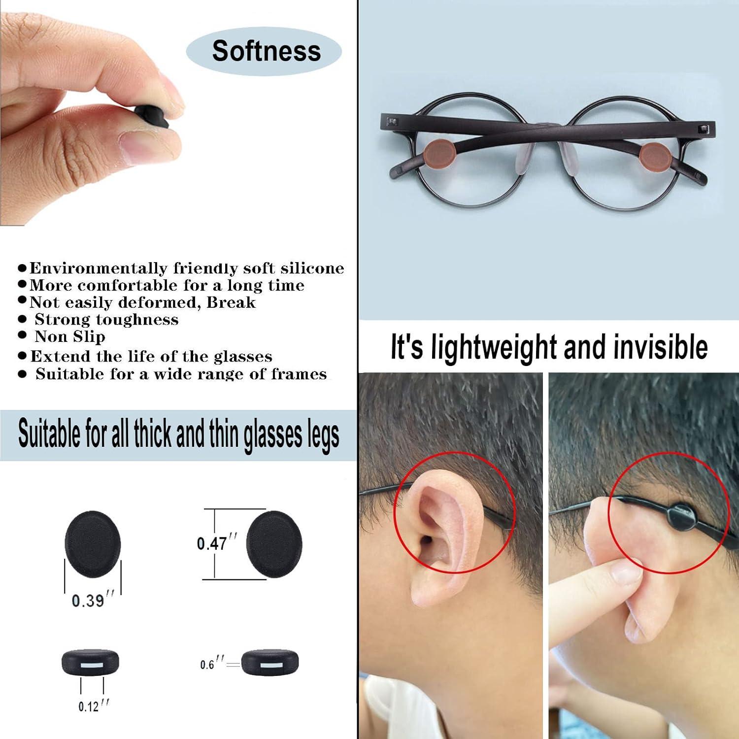 33PCS Sujetadores de Gafas Silicona Antideslizante Elástico