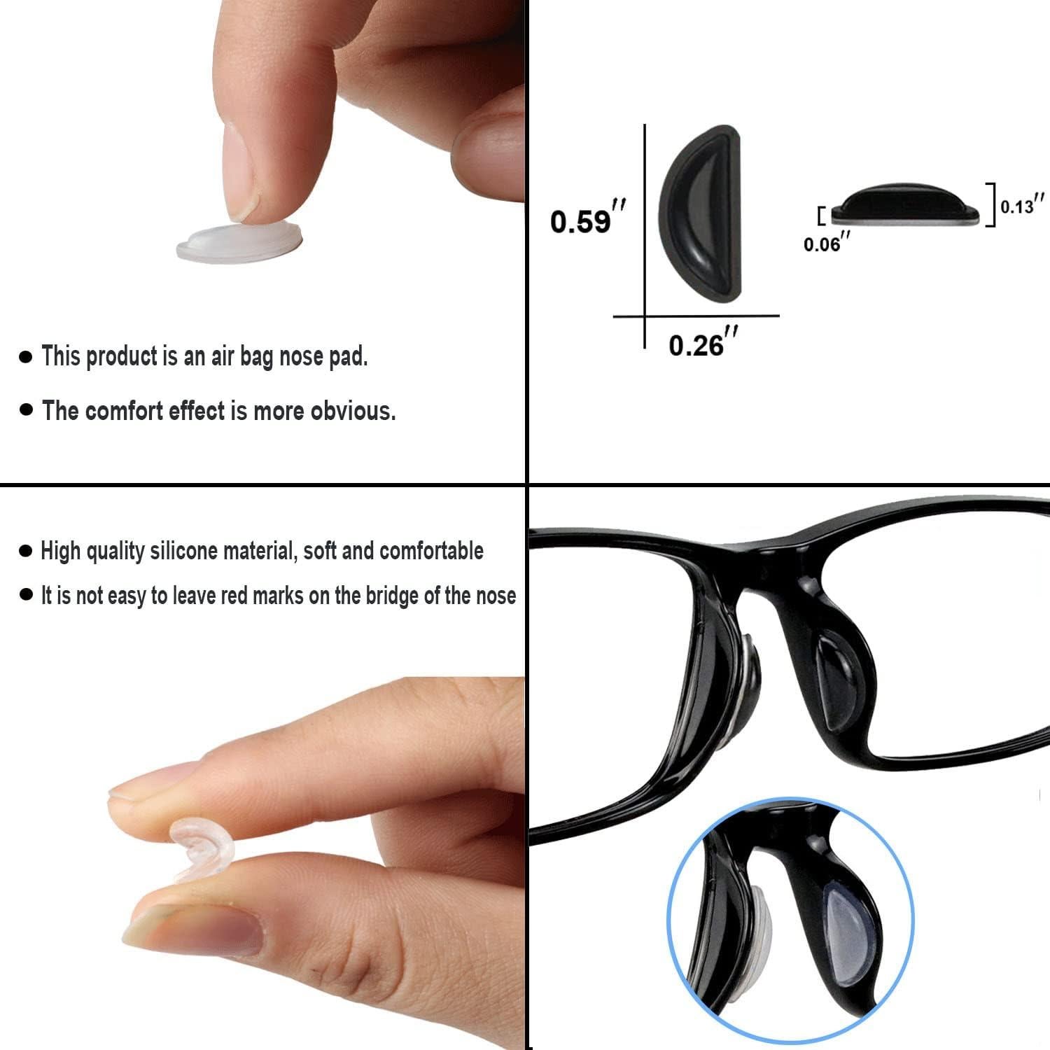 33PCS Sujetadores de Gafas Silicona Antideslizante Elástico