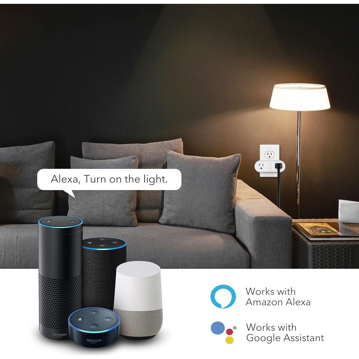 Enchufe Inteligente HBN Doble Toma 15A Control Remoto