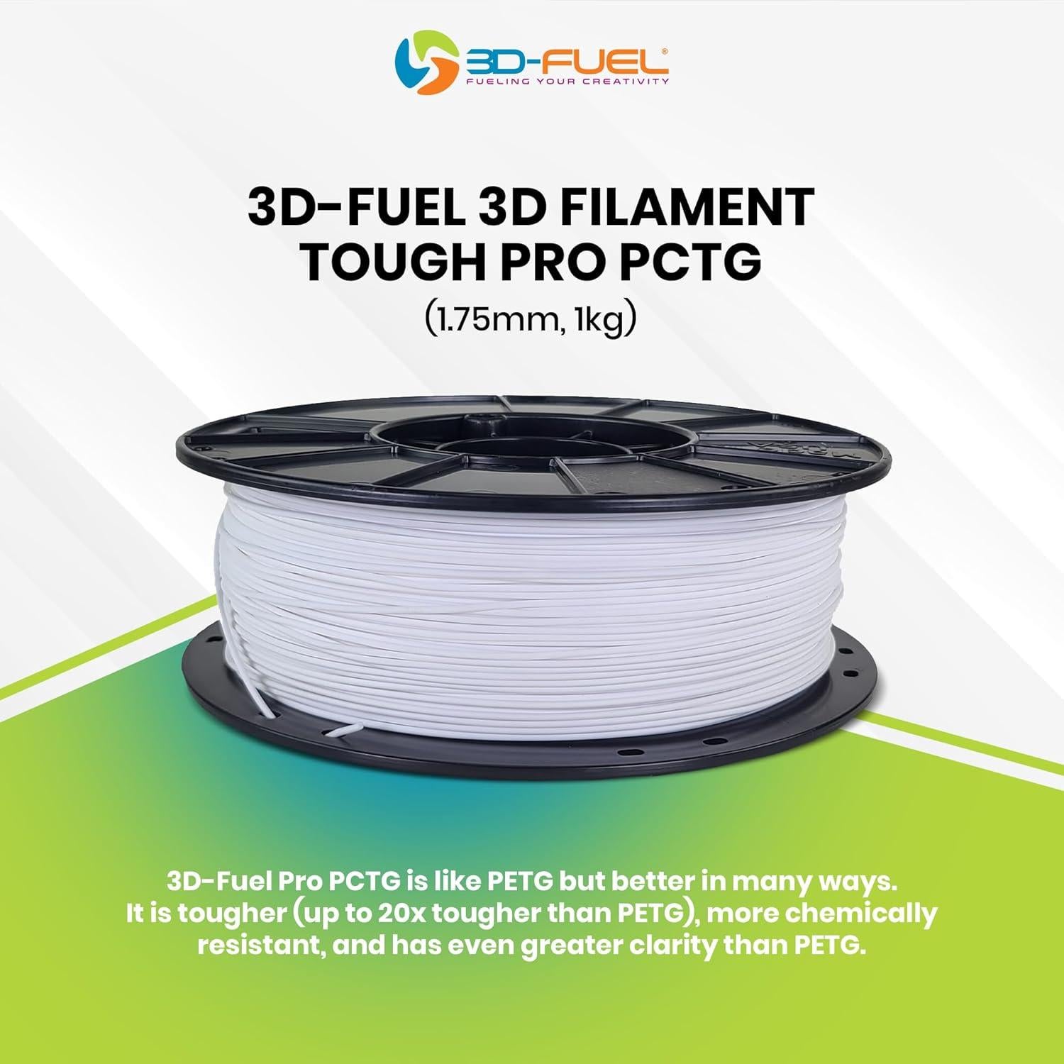Filamento 3D 3D-Fuel Pro PCTG 1 kg Gris Industrial