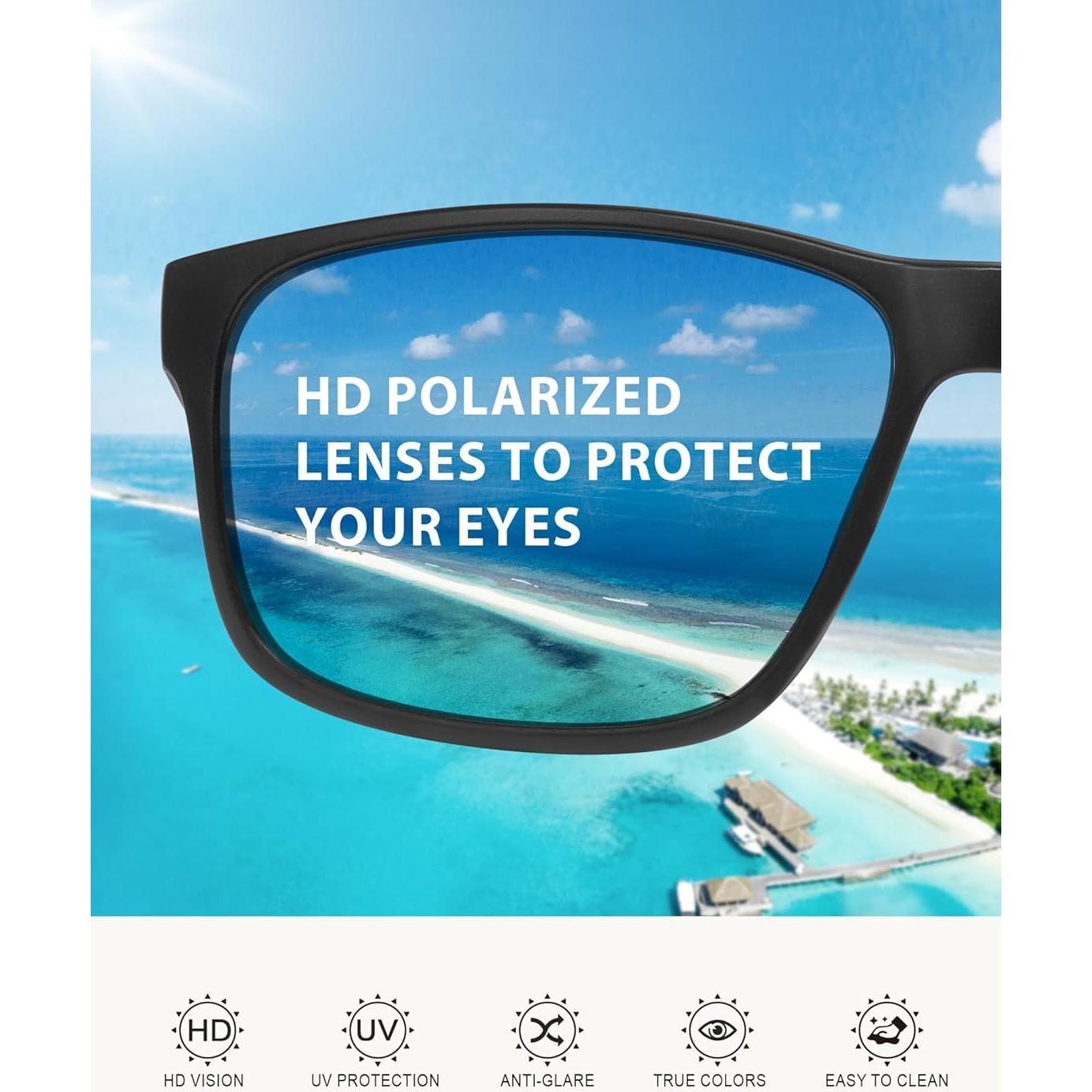 Gafas de sol polarizadas Reglaaly UV para hombres y mujeres