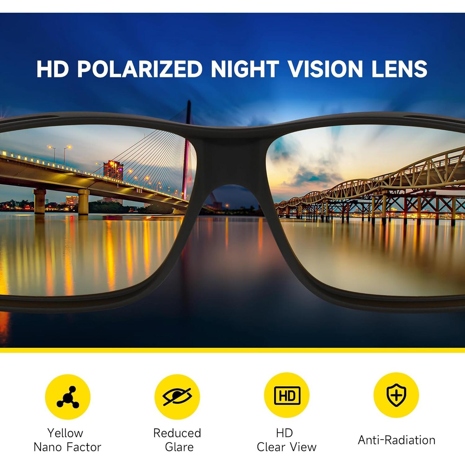 Gafas de Visión Nocturna Polarizadas Reglaaly Antirreflejo