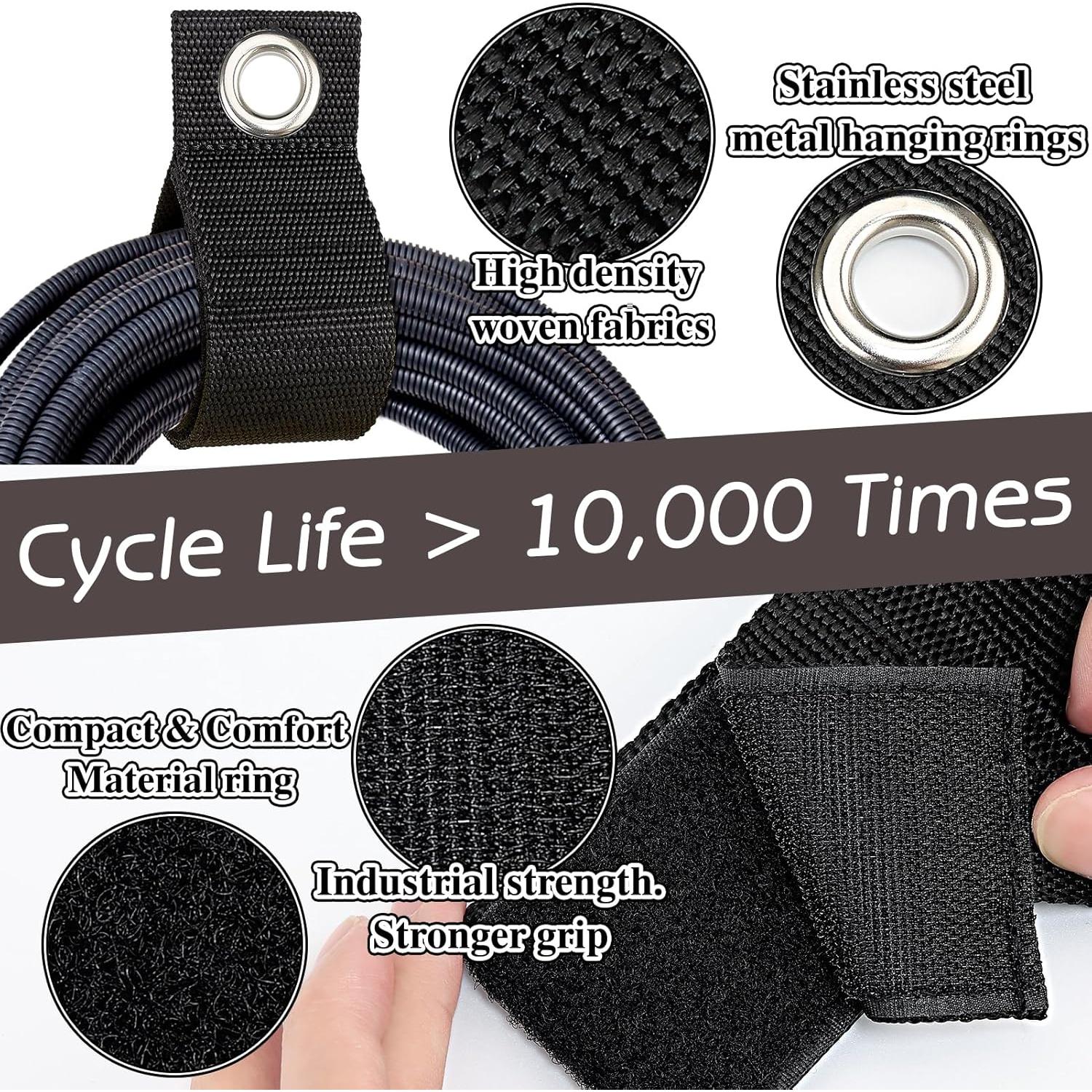 Organizador de Cables Zkptops 12 Piezas Soporte 33 cm