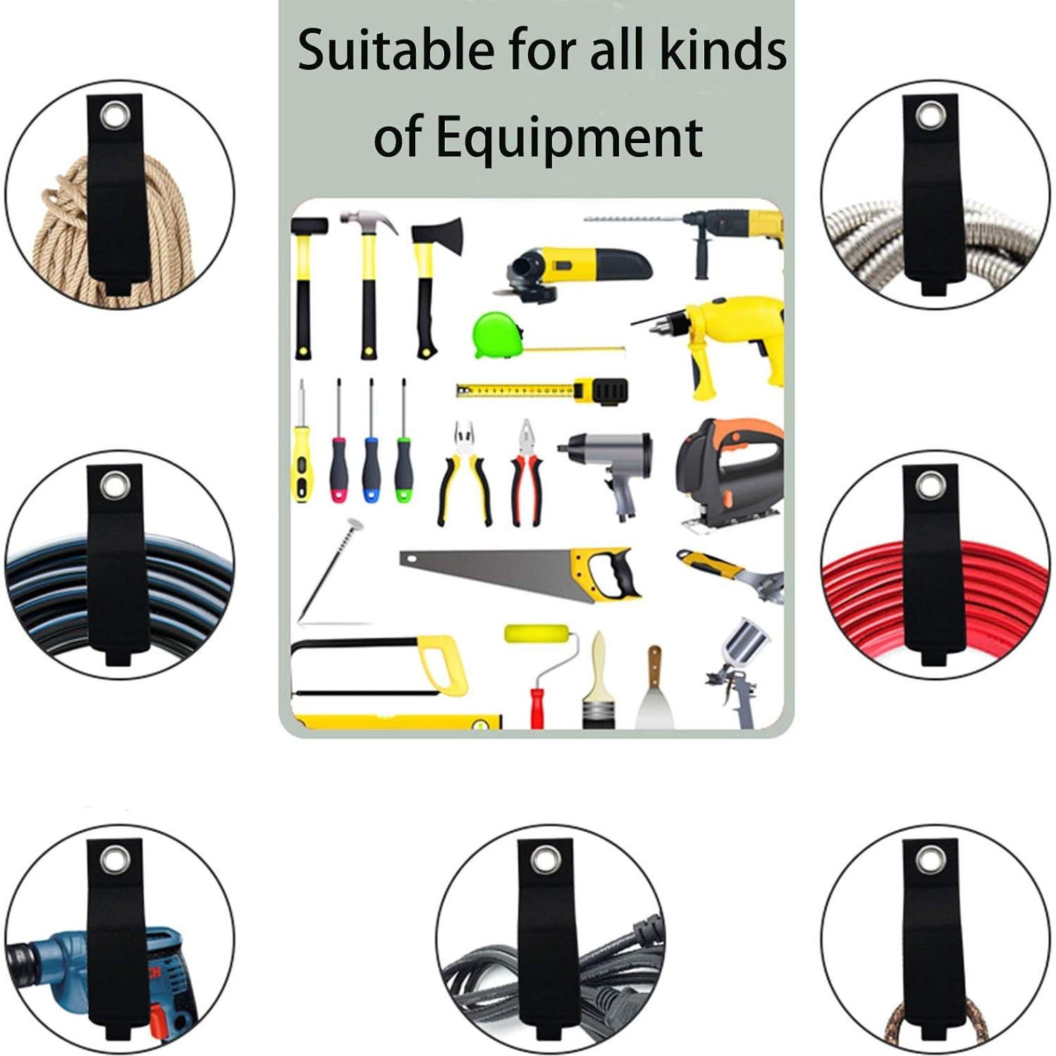 Organizador de Cables Zkptops 12 Piezas Soporte 33 cm