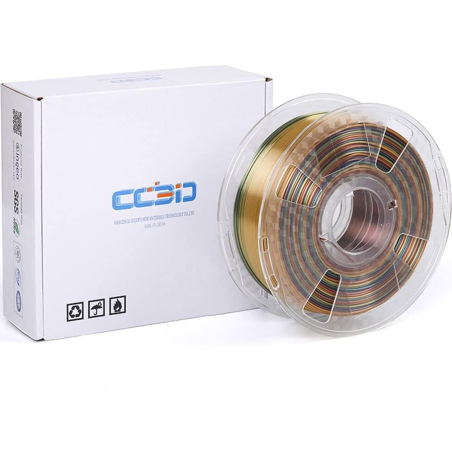 Filamento PLA Multicolor CC3D Silk Rainbow 1.75mm 1KG