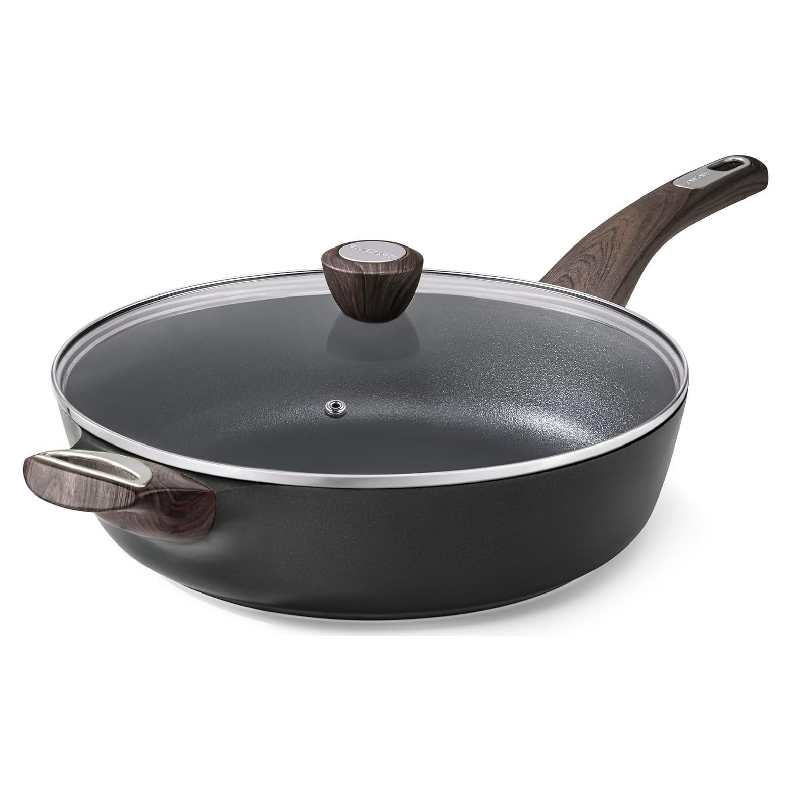 Sartén Antiadherente SENSARTE 30,48 cm 5 Qt con Tapa