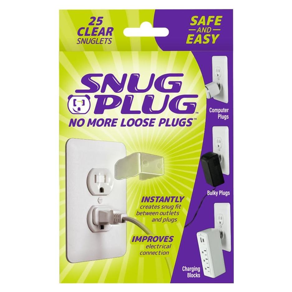 Enchufe Ajustado Transparente 25 Unidades 110V