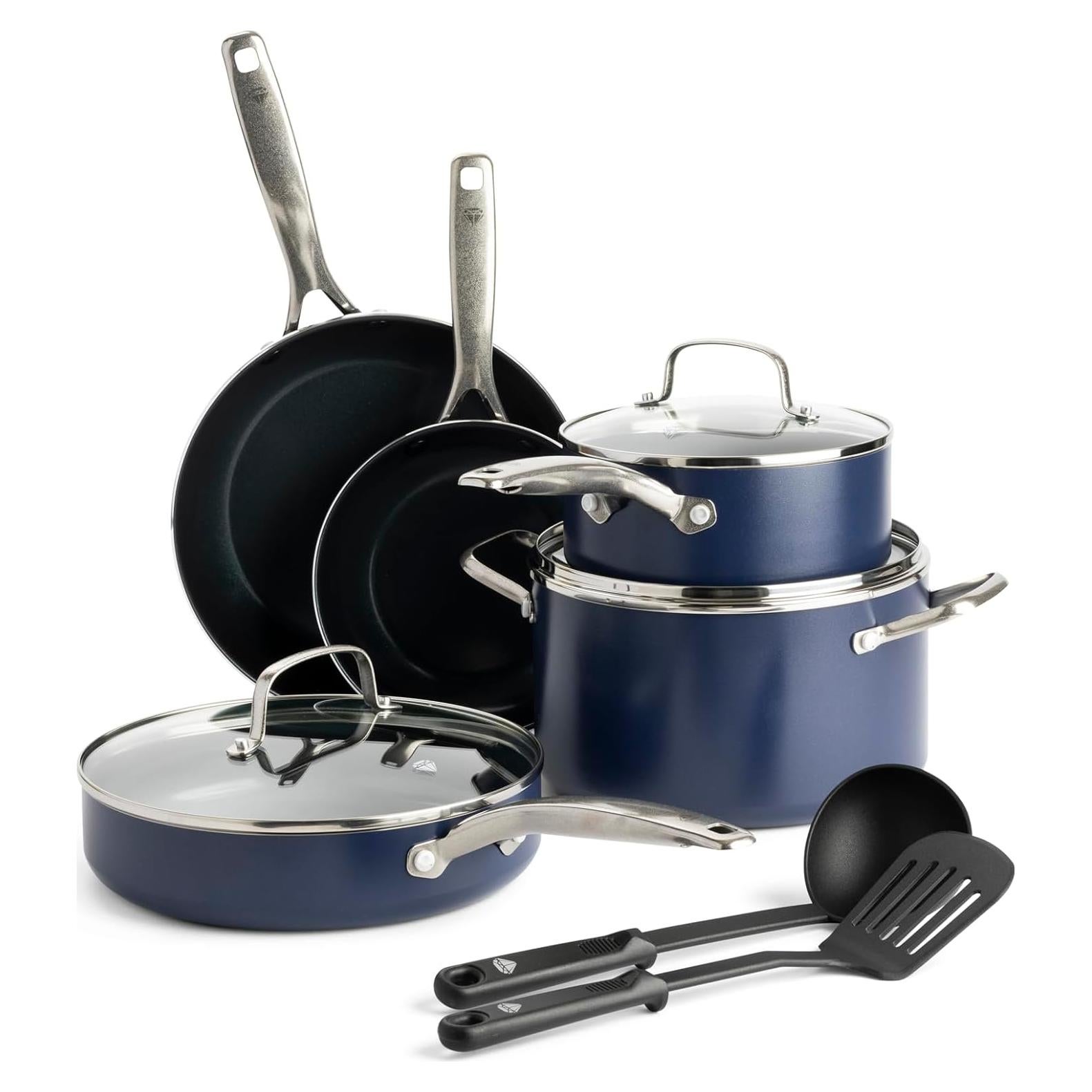 Juego de Utensilios de Cocina 10 Pzas Blue Diamond Cerámica