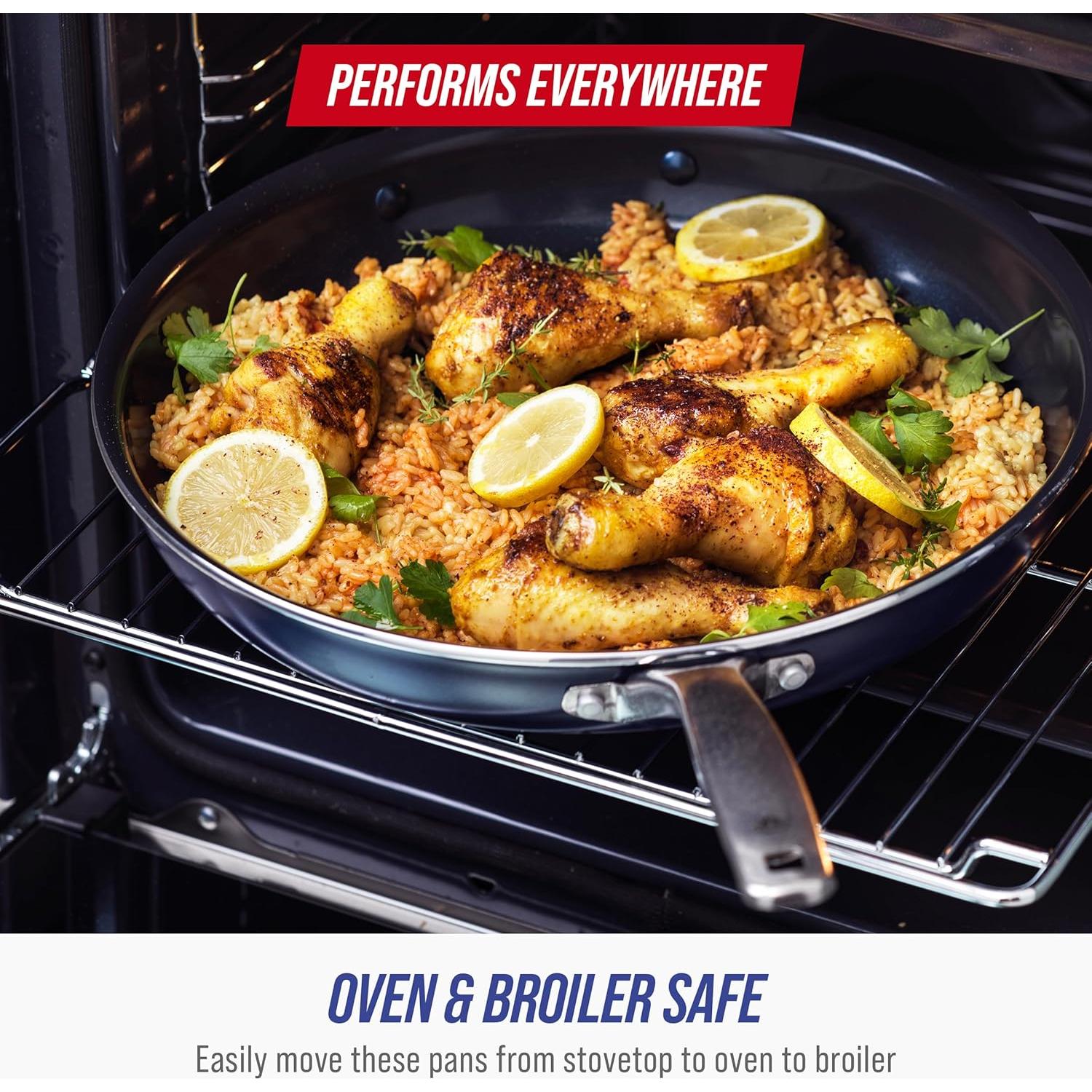 Juego de Utensilios de Cocina 10 Pzas Blue Diamond Cerámica