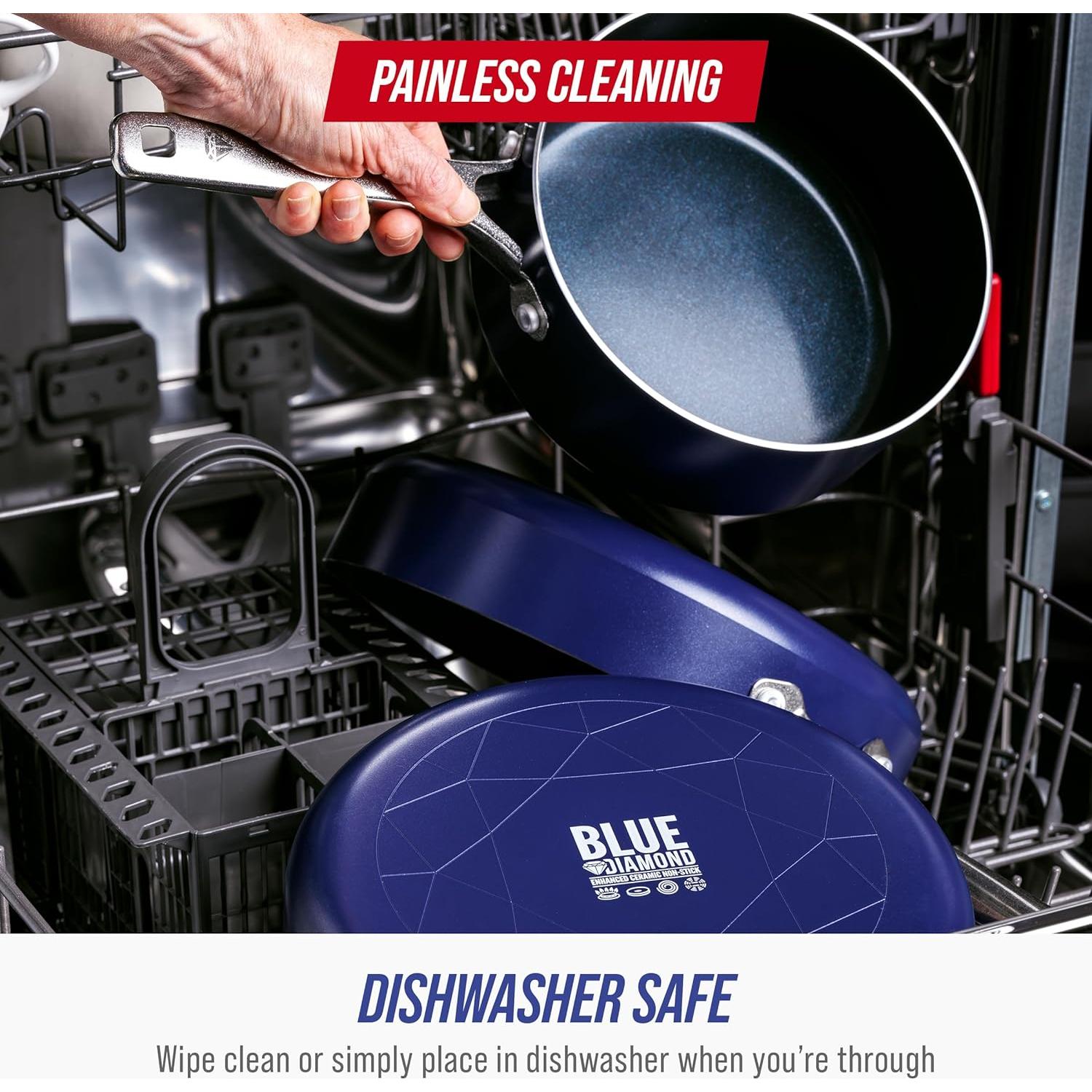 Juego de Utensilios de Cocina 10 Pzas Blue Diamond Cerámica