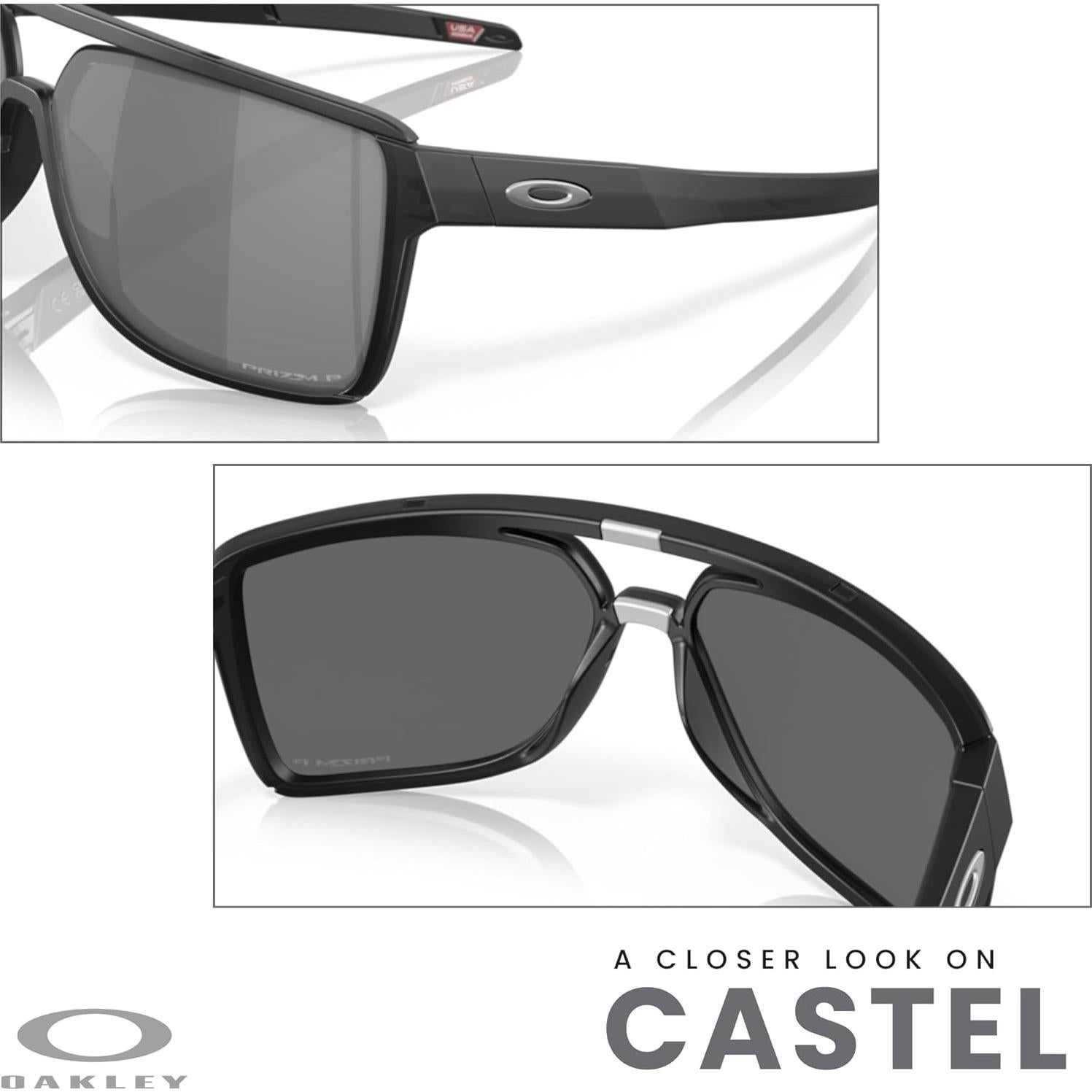 Gafas de sol Oakley Castel OO9147 para hombres + correa y kit