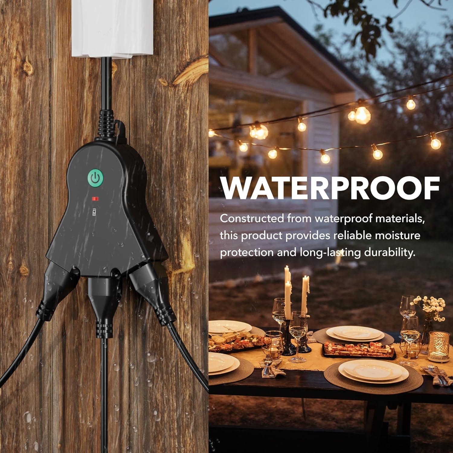 Enchufe Inalámbrico BN-LINK 3 Patas 15A Control Remoto