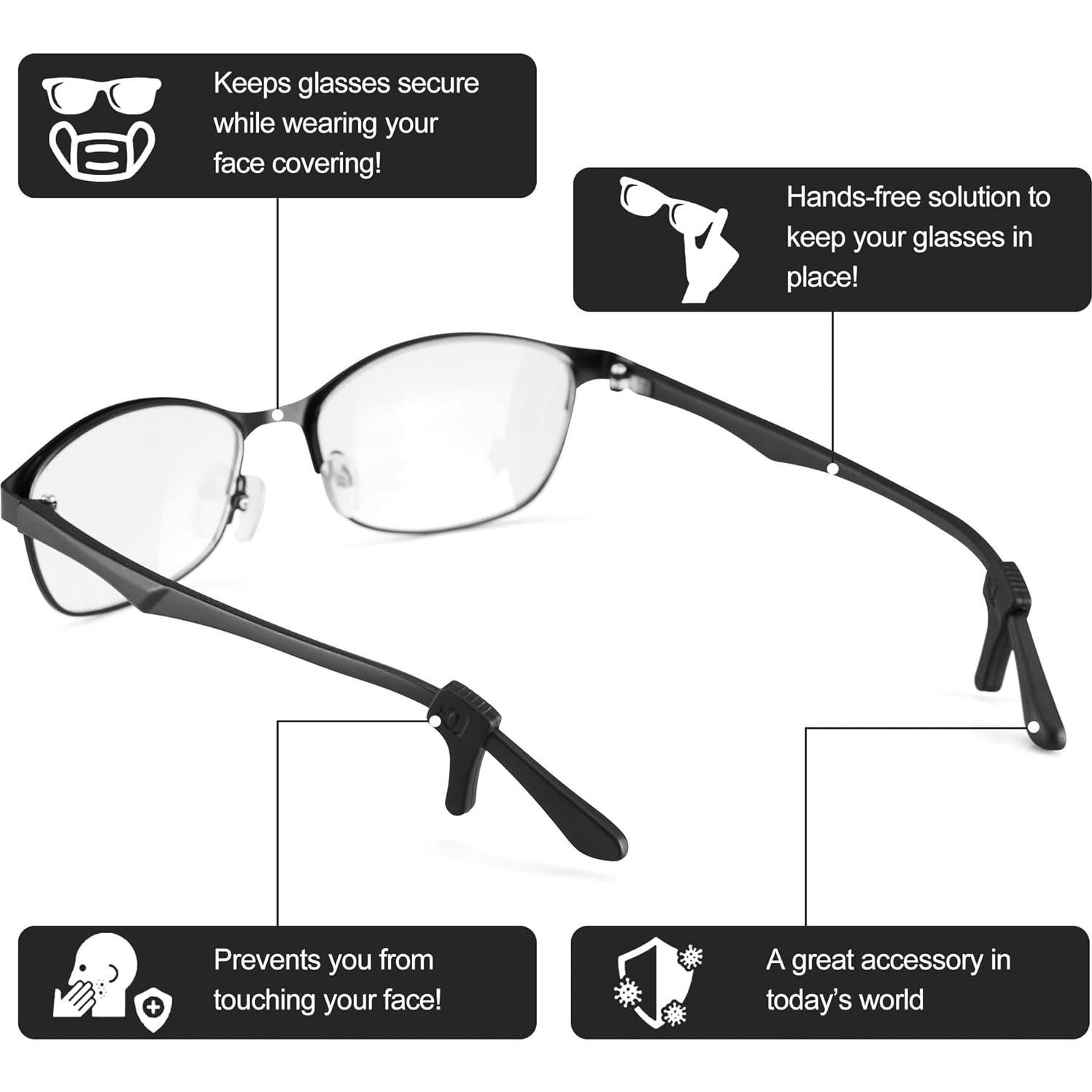 Sujetadores Antideslizantes Lvvfit para Gafas - 10 Pares