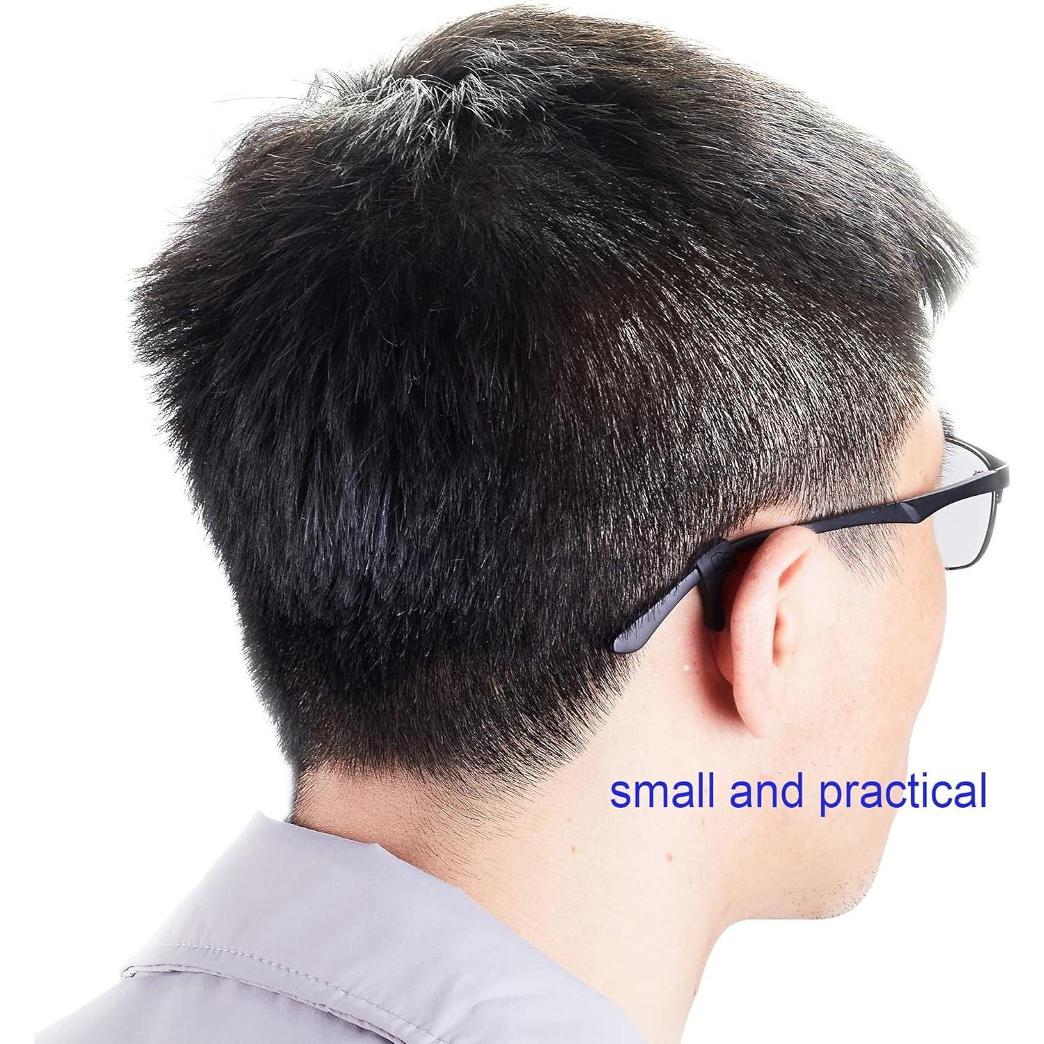 Sujetadores de Gafas Lvvfit Antideslizantes 10 Pares Negro