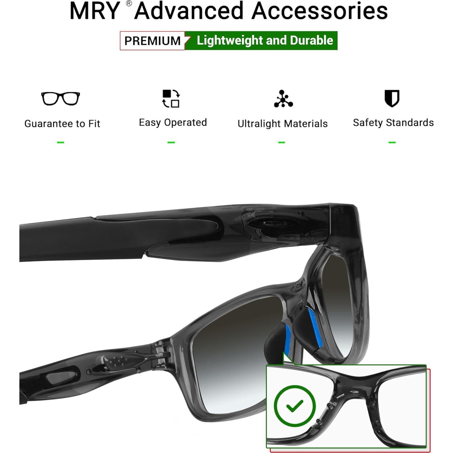 Almohadillas de Nariz Mryok para Gafas Oakley Crosslink