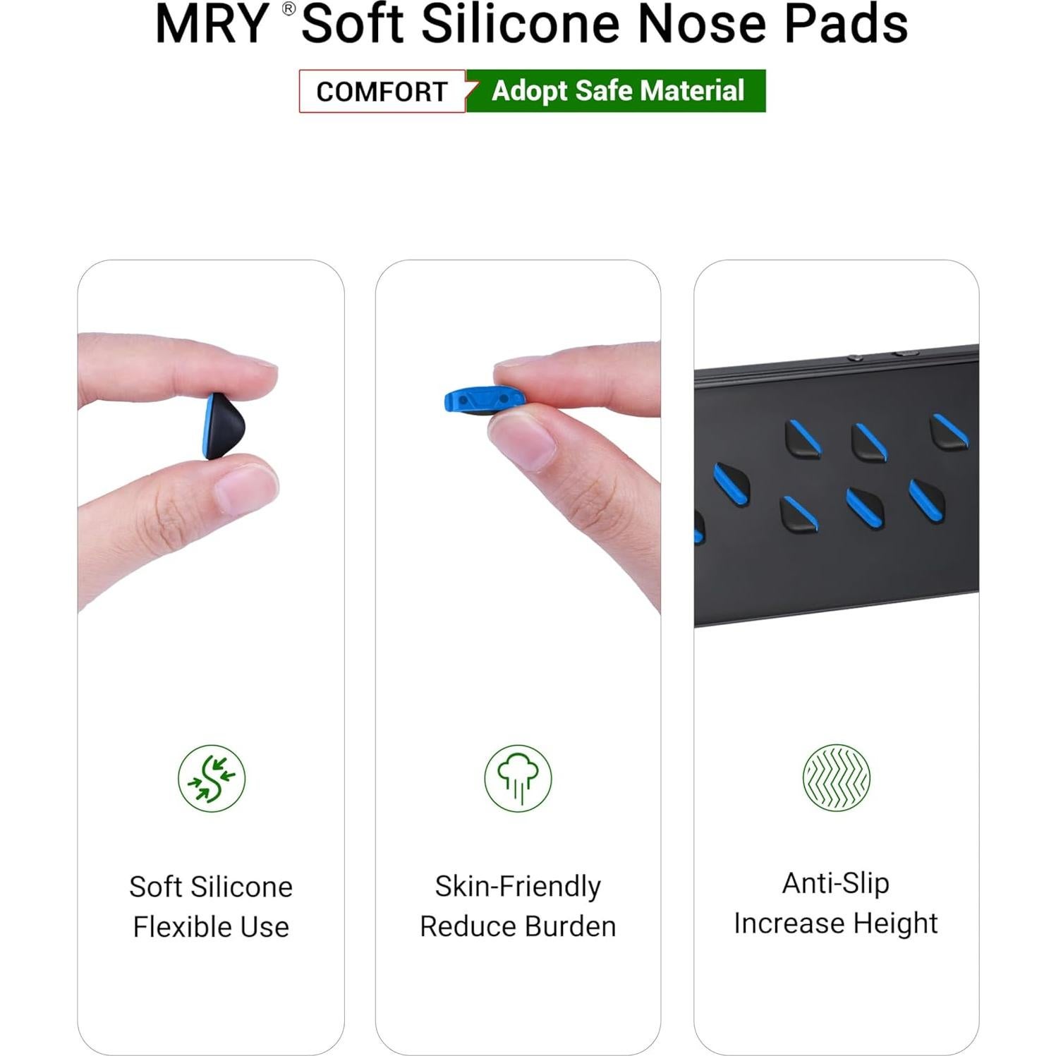 Almohadillas de Nariz Mryok para Gafas Oakley Crosslink