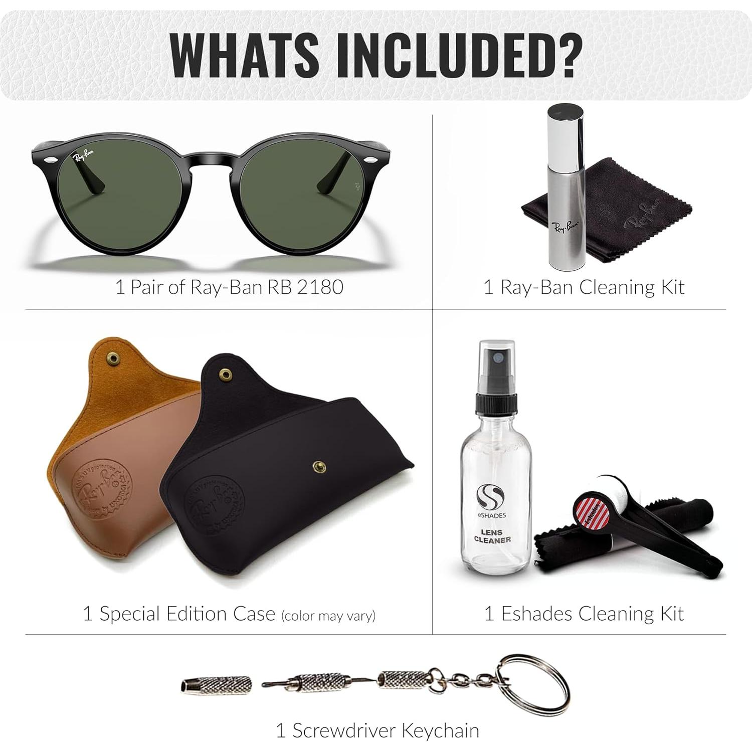 Gafas de Sol Ray-Ban RB2180 Redondas para Hombres y Mujeres