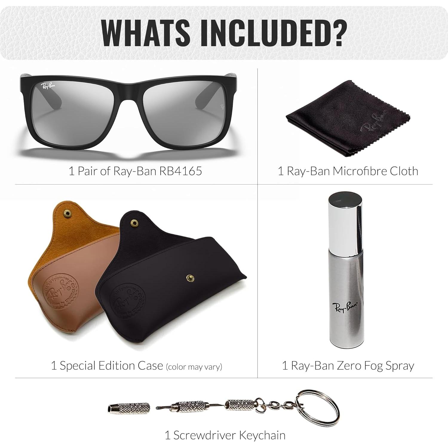 Gafas de sol Ray-Ban RB4165 JUSTIN Color Mix 55mm con kit