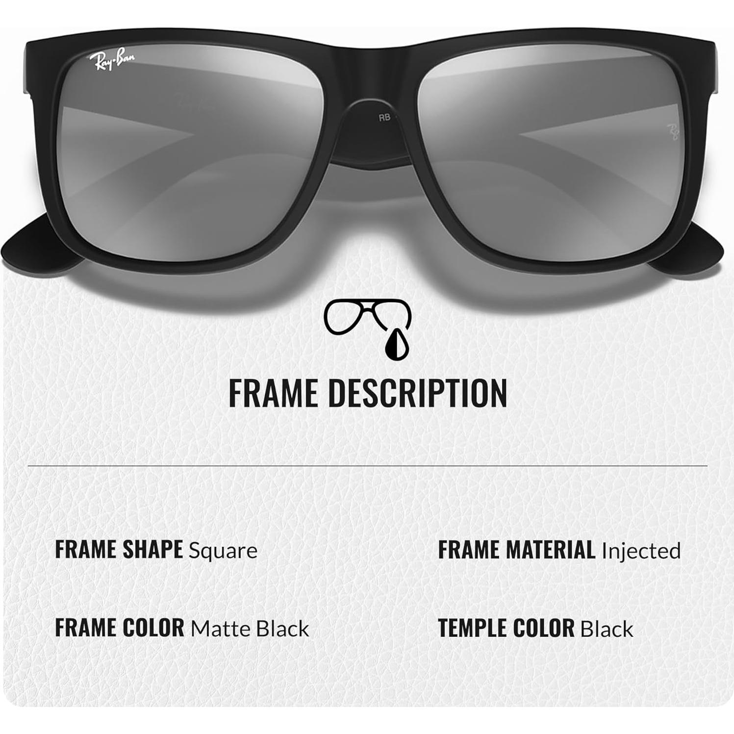 Gafas de sol Ray-Ban RB4165 JUSTIN Color Mix 55mm con kit