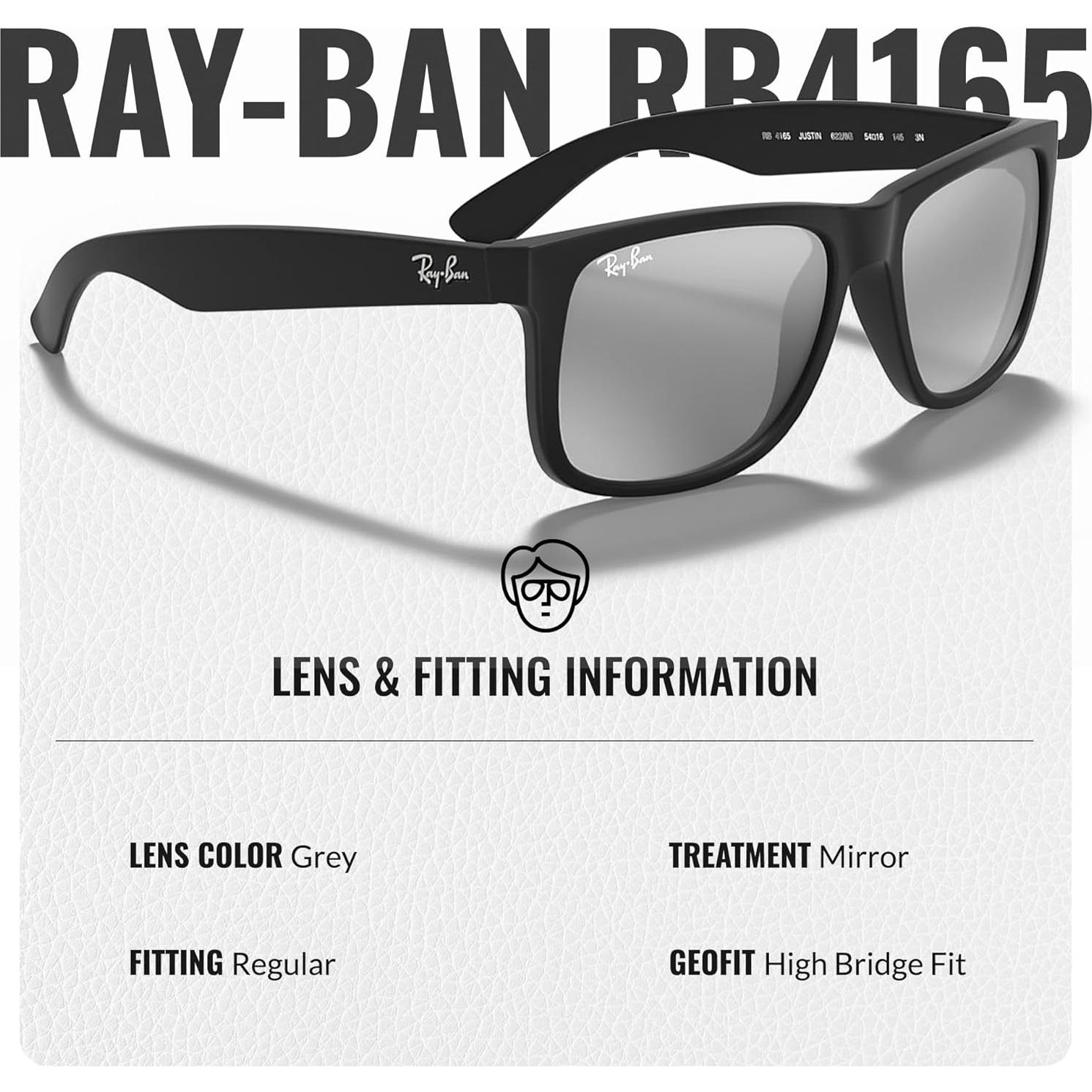 Gafas de sol Ray-Ban RB4165 JUSTIN Color Mix 55mm con kit