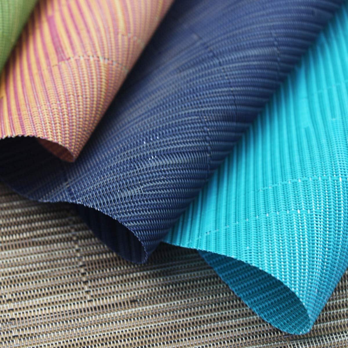 Juego de Manteles Individuales PIGCHCY 7 Piezas Beige Lavables