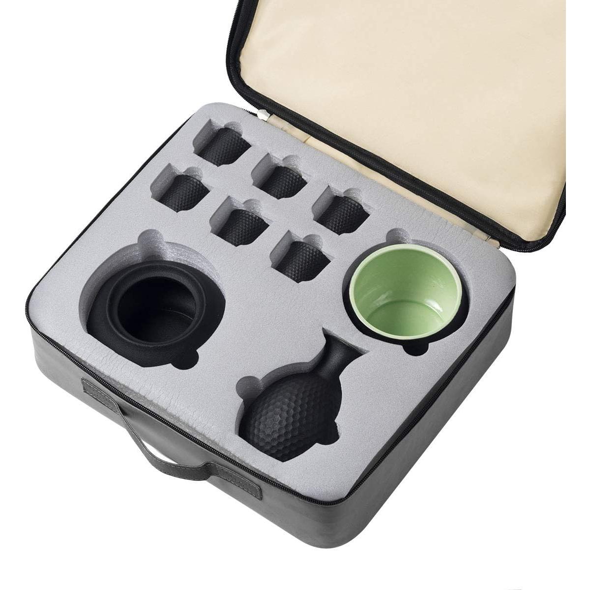 Juego de Tazas de Sake Cerámica Lyty con Calentador 9 Piezas