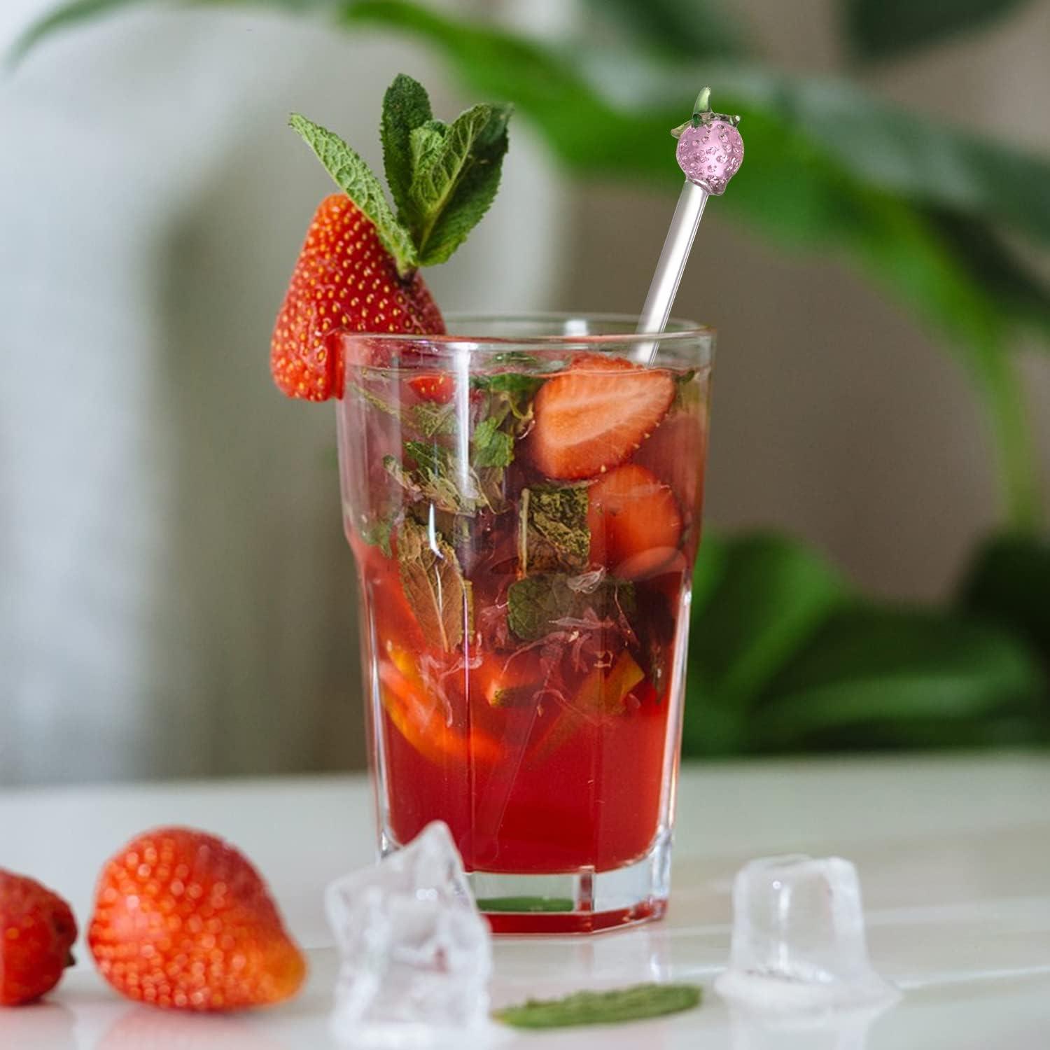 Palillos de Vidrio Reutilizables Vfastime 19cm - 6 Pcs