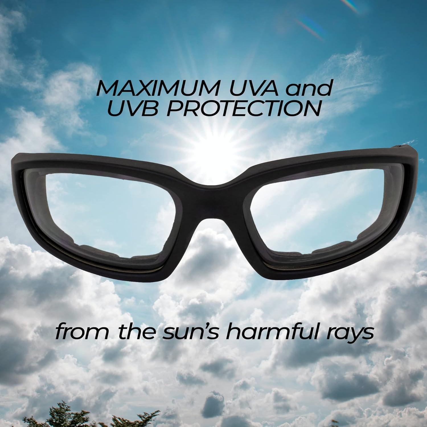 Gafas de Sol Global Vision Kickback Lente Claro con Espuma EVA