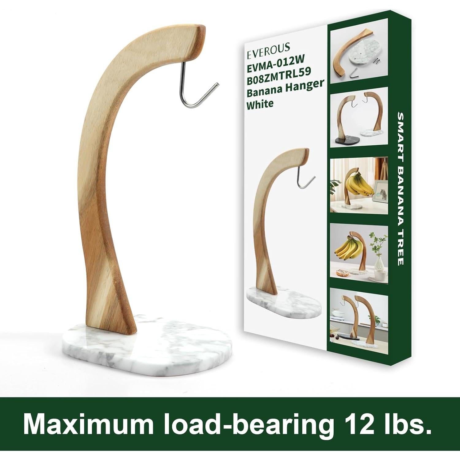 Soporte para Plátanos Everous con Base de Mármol 34cm