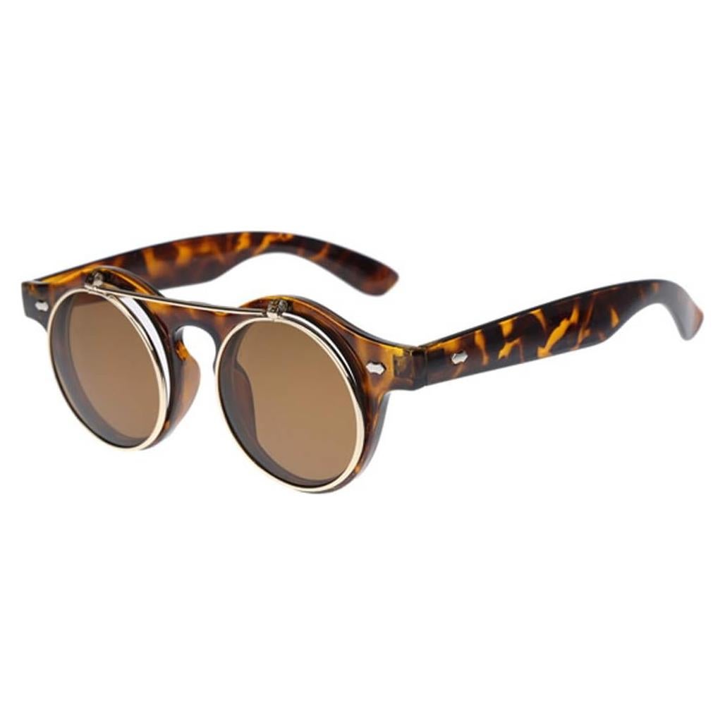 Gafas de Sol Retro Vintage Circulares Polarizadas UV Hombres