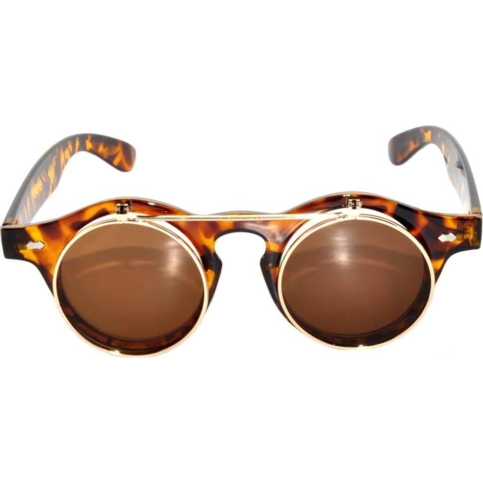 Gafas de Sol Retro Vintage Circulares Polarizadas UV Hombres