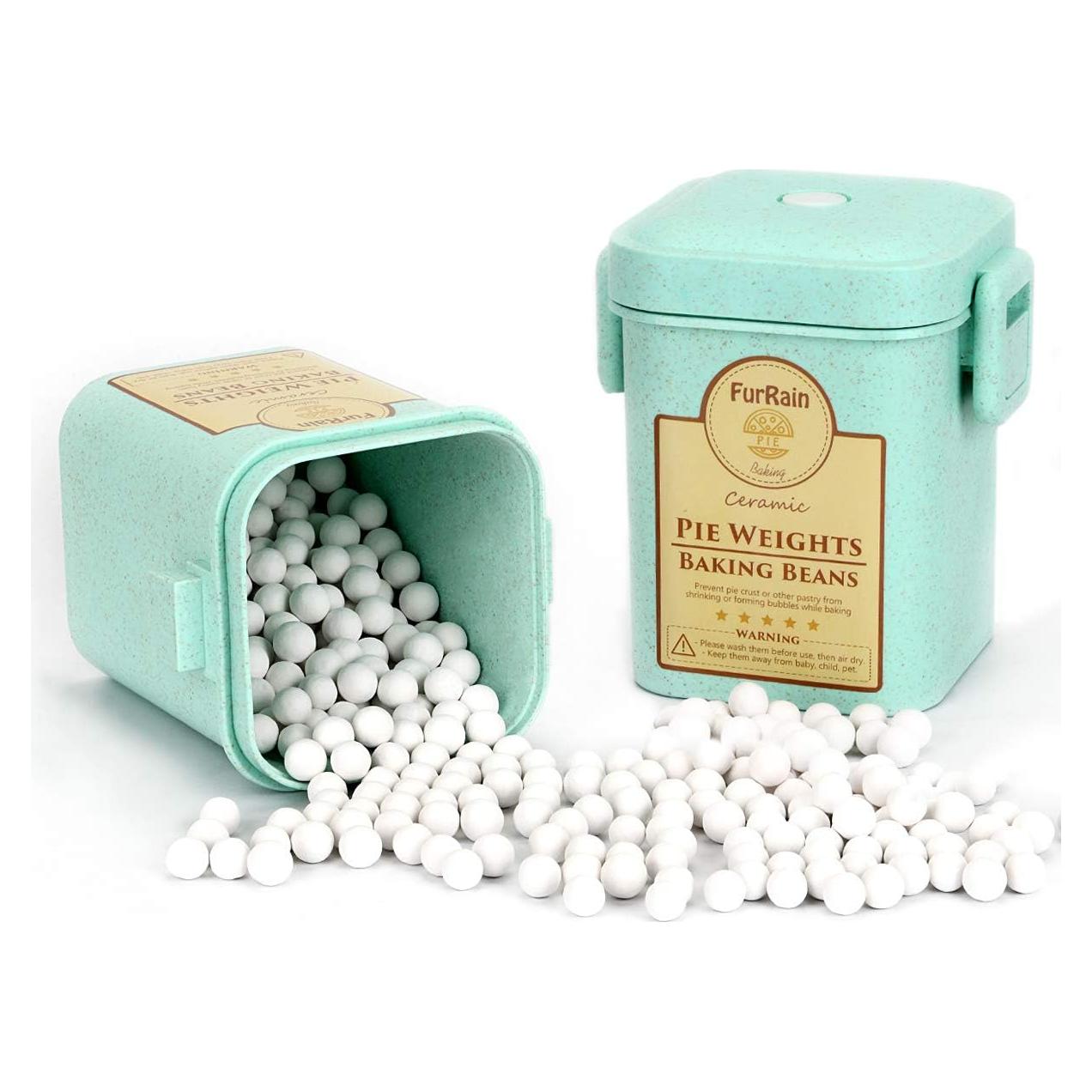 Pesas para Pastel Reutilizables FurRain 0.54kg Cerámica Natural