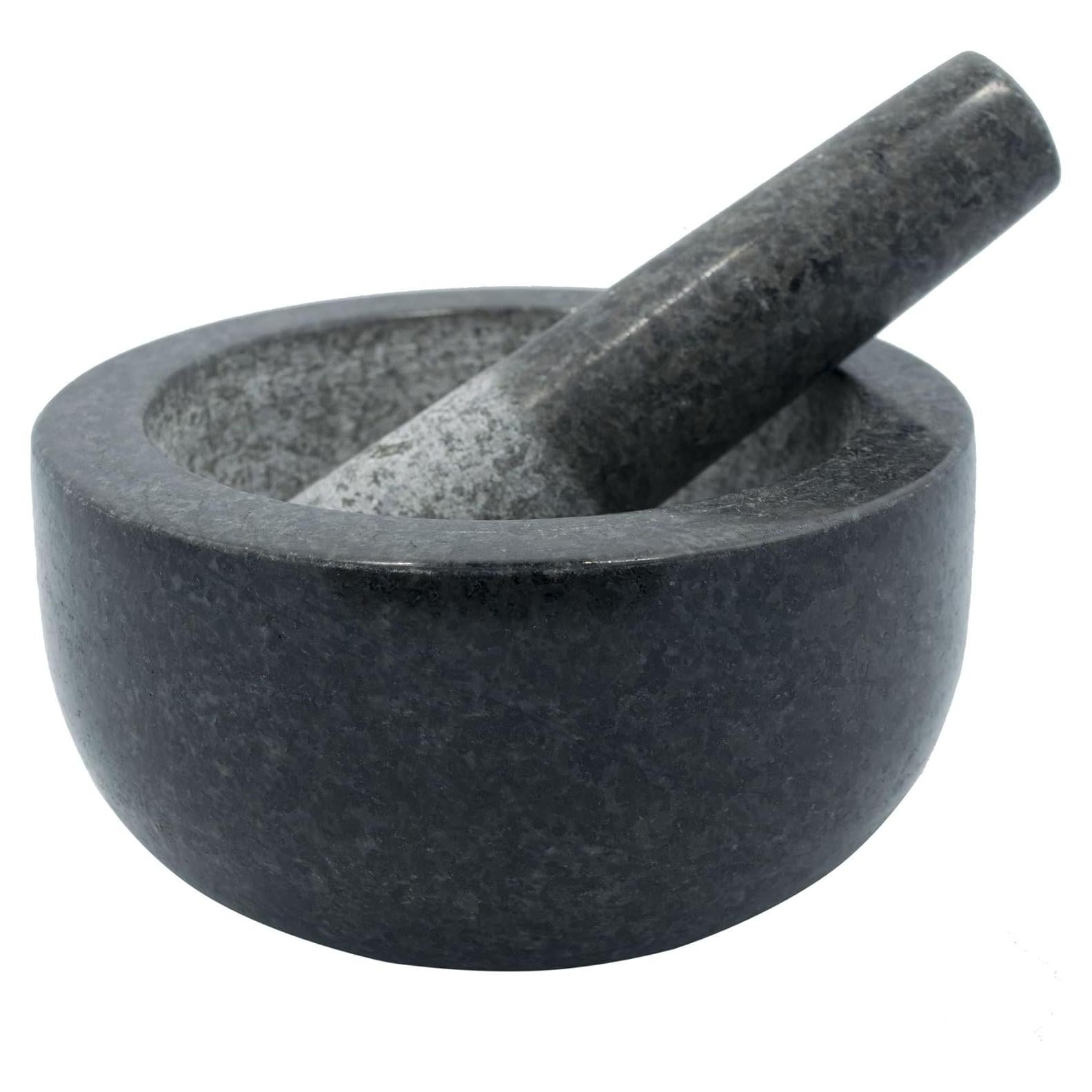 Mortero y Maja de Granito Negro Kota Japón 13.3 cm para Especias