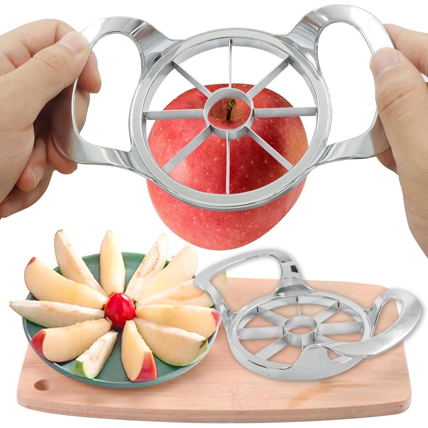Cortador de Manzanas VDAMZVO 8 Cuchillas Acero Inoxidable 17x10.5cm