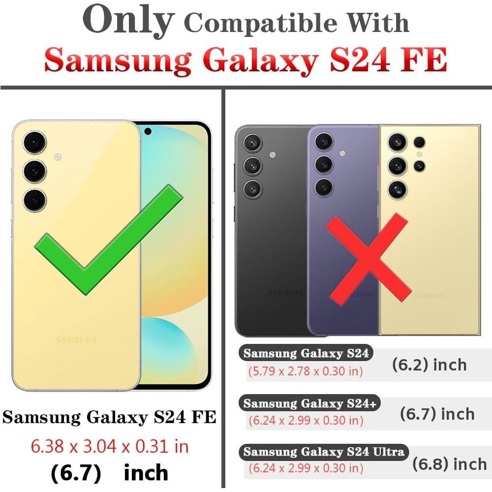 Funda Protectora IXJYLCPC para Samsung Galaxy S24 FE - Azul