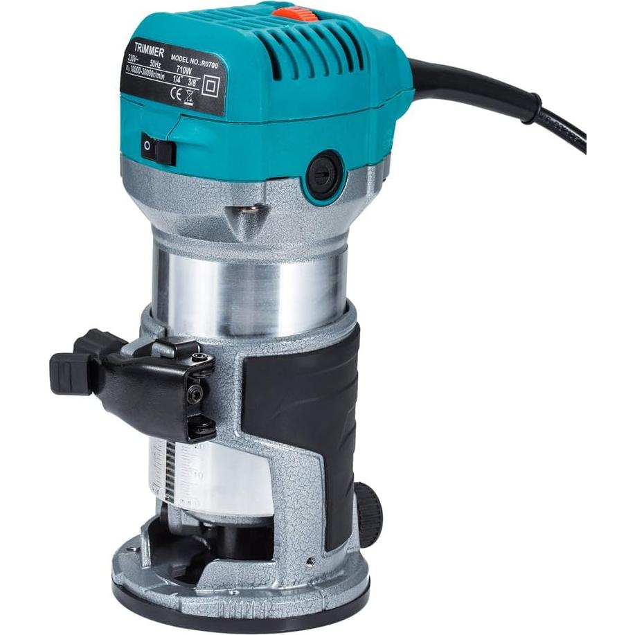 Router Compacto Anesty A508B1 710W con 15 Bits y Base Fija