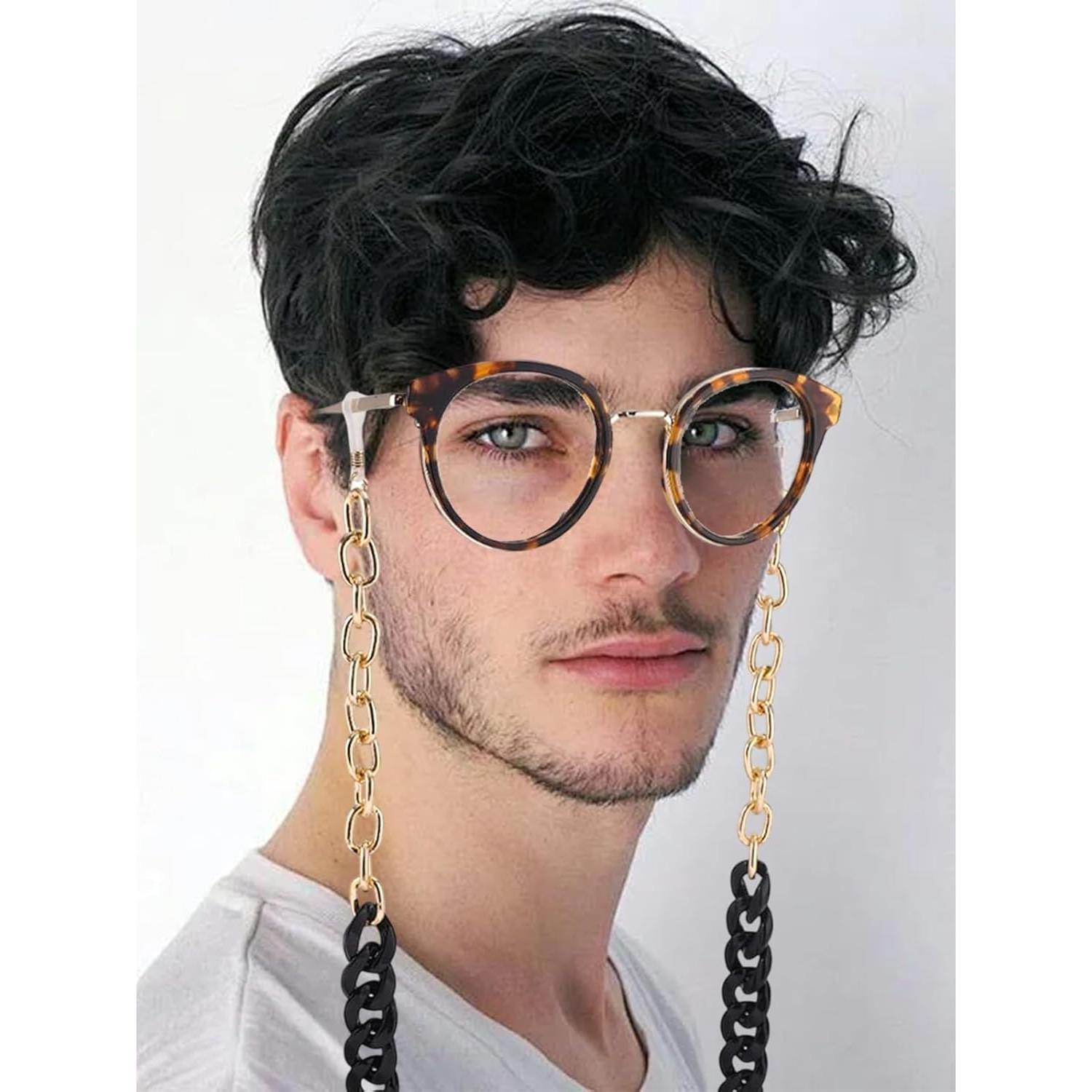 Cadena de Gafas Unisex Azul GC10002-C1 Soporte y Lanyard